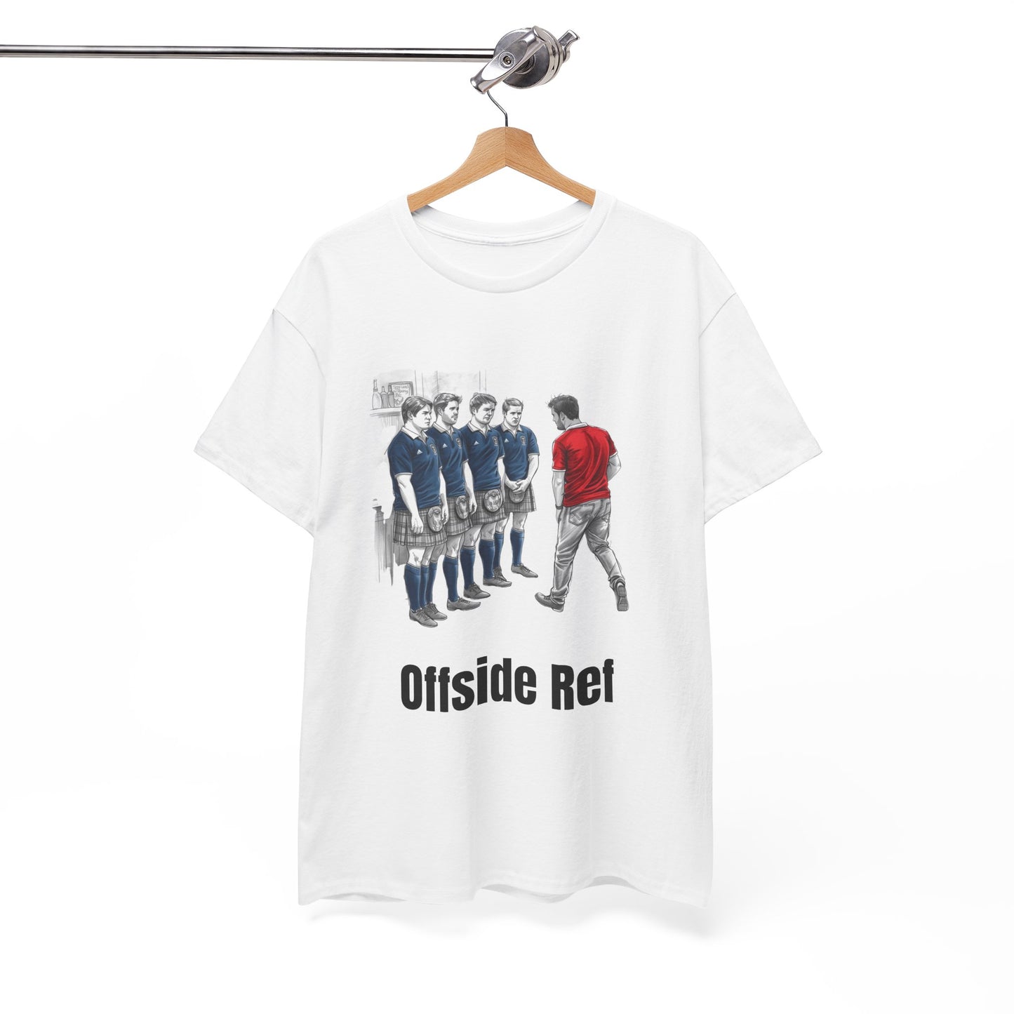 Offside Ref – Funny Scottish Rugby T-Shirt for Fans & Gifts