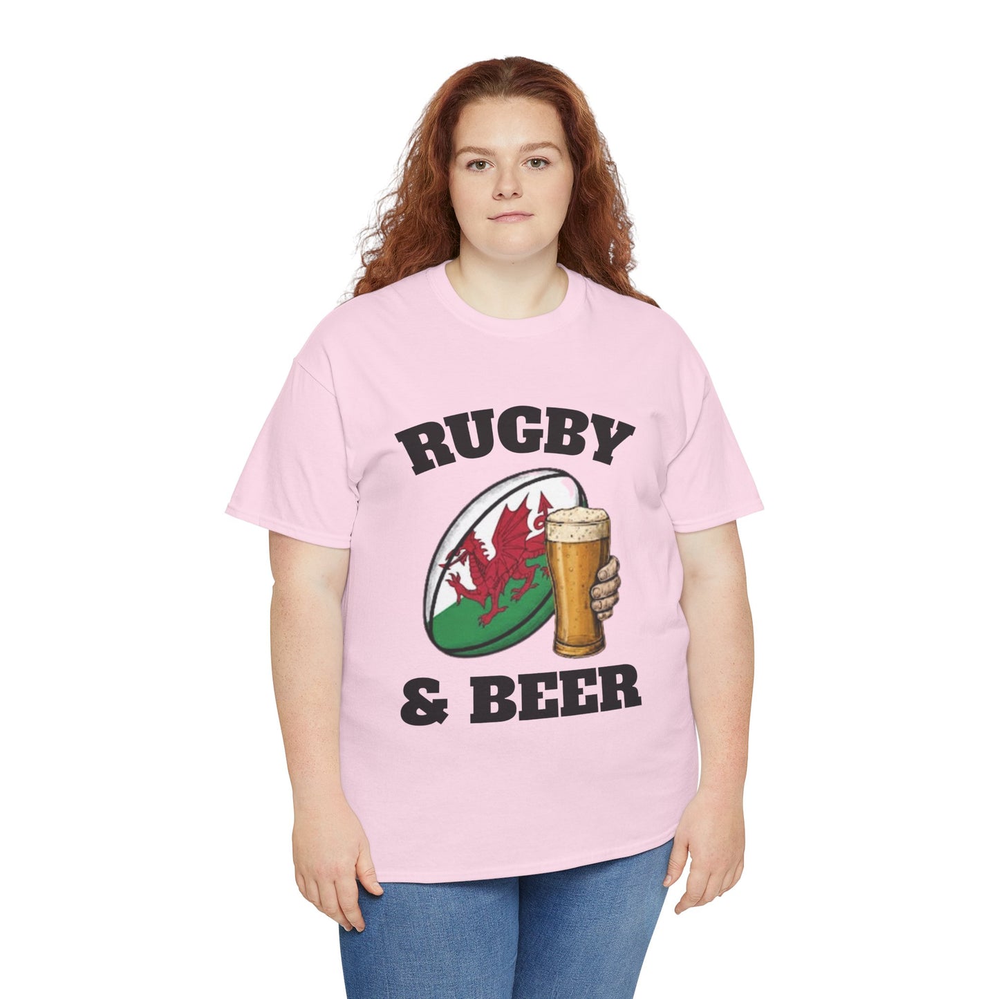 Wales Rugby & Beer T-Shirt – Perfect for Match Days, Gifts & Lads Trips