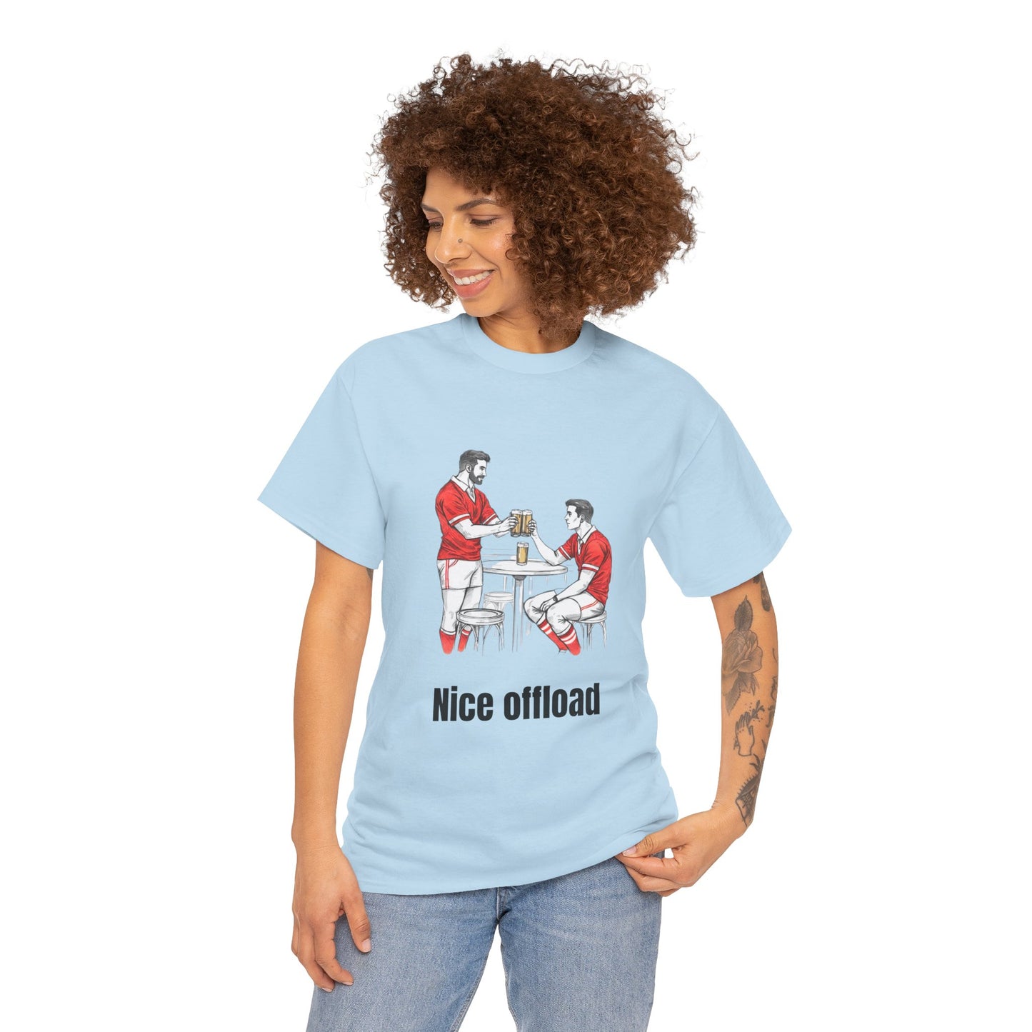 T-shirt de rugby Nice Offload – Cadeau pour les supporters gallois