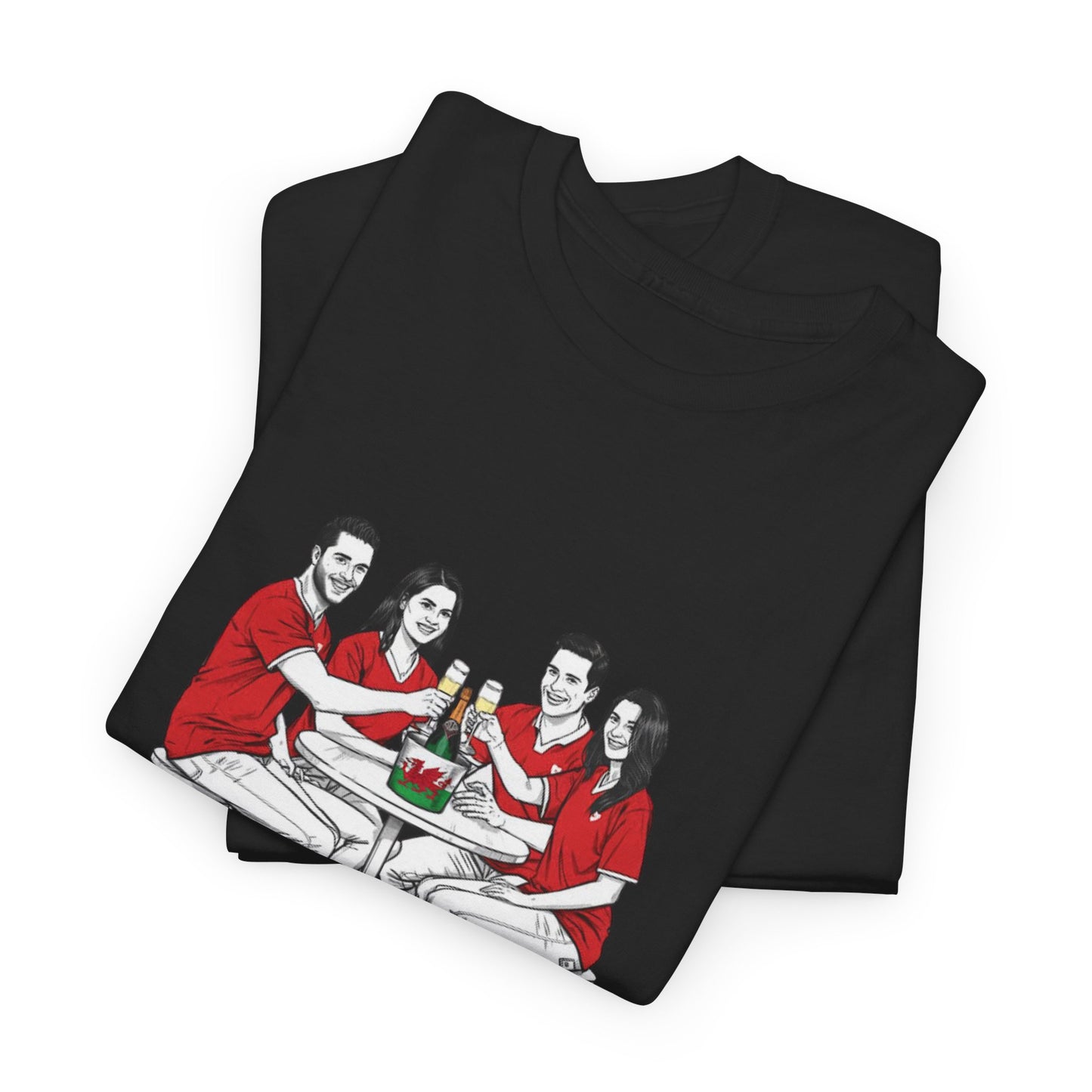 T-shirt de rugby champagne - Cadeau pour les supporters du Pays de Galles du Tournoi des Six Nations