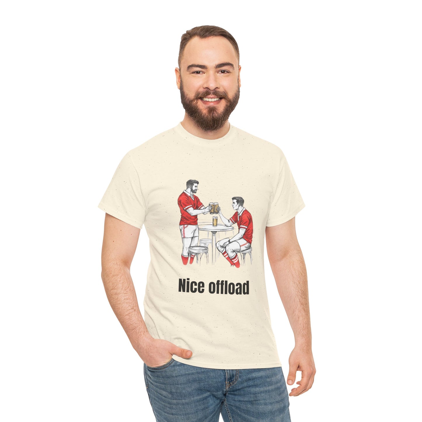 T-shirt de rugby Nice Offload – Cadeau pour les supporters gallois