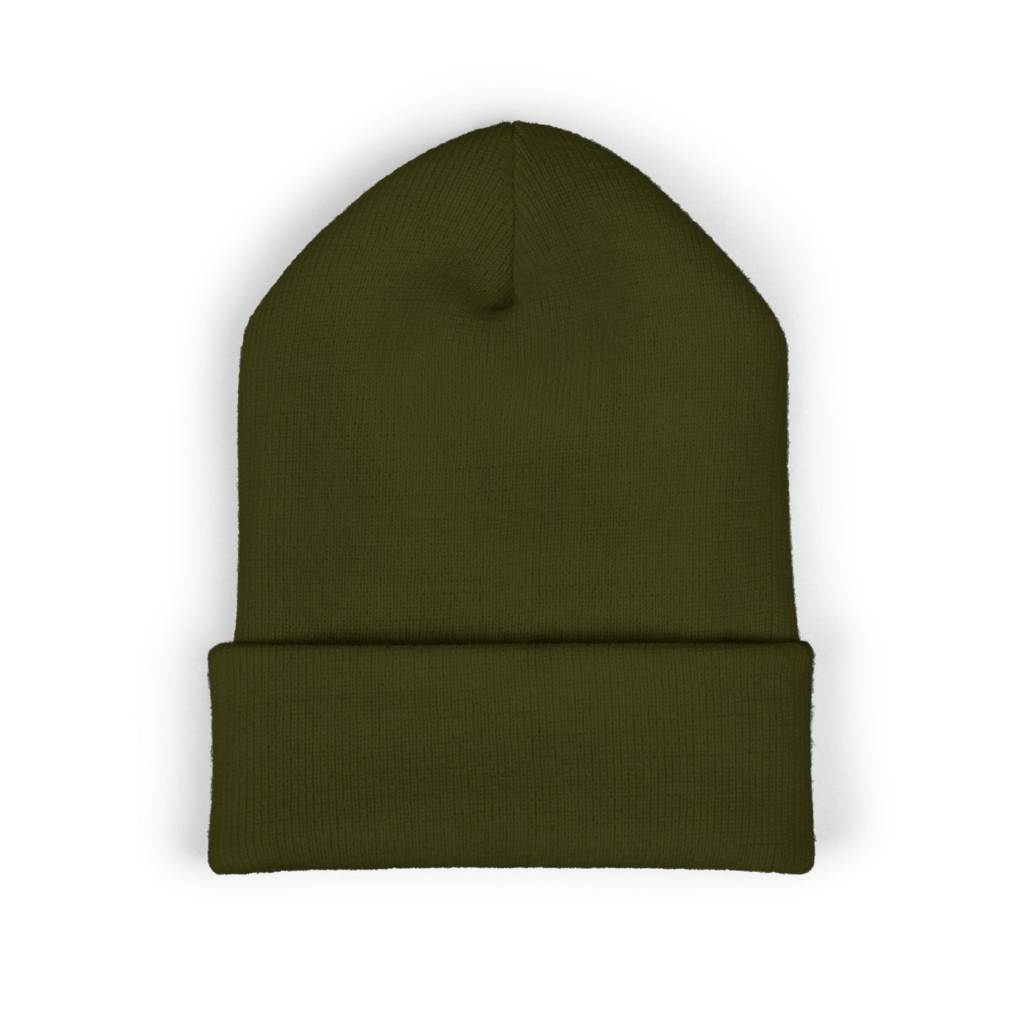 Scrum & Stout Navy Beanie | Irish Rugby Fan Knit Hat | Rugby & Beer Cuffed Beanie