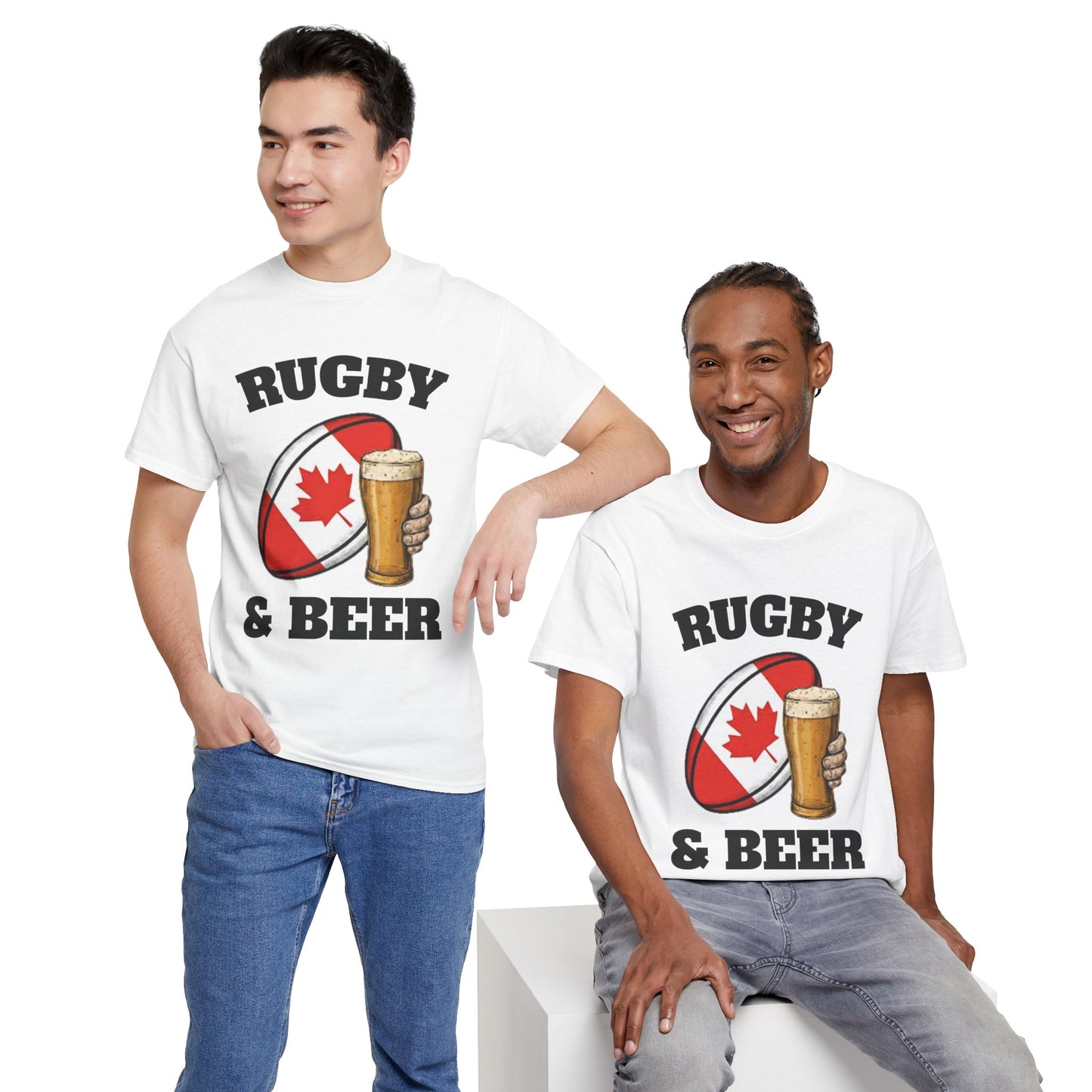 Rugby & Beer Canada T-Shirt – Canadian Rugby Fan Tee