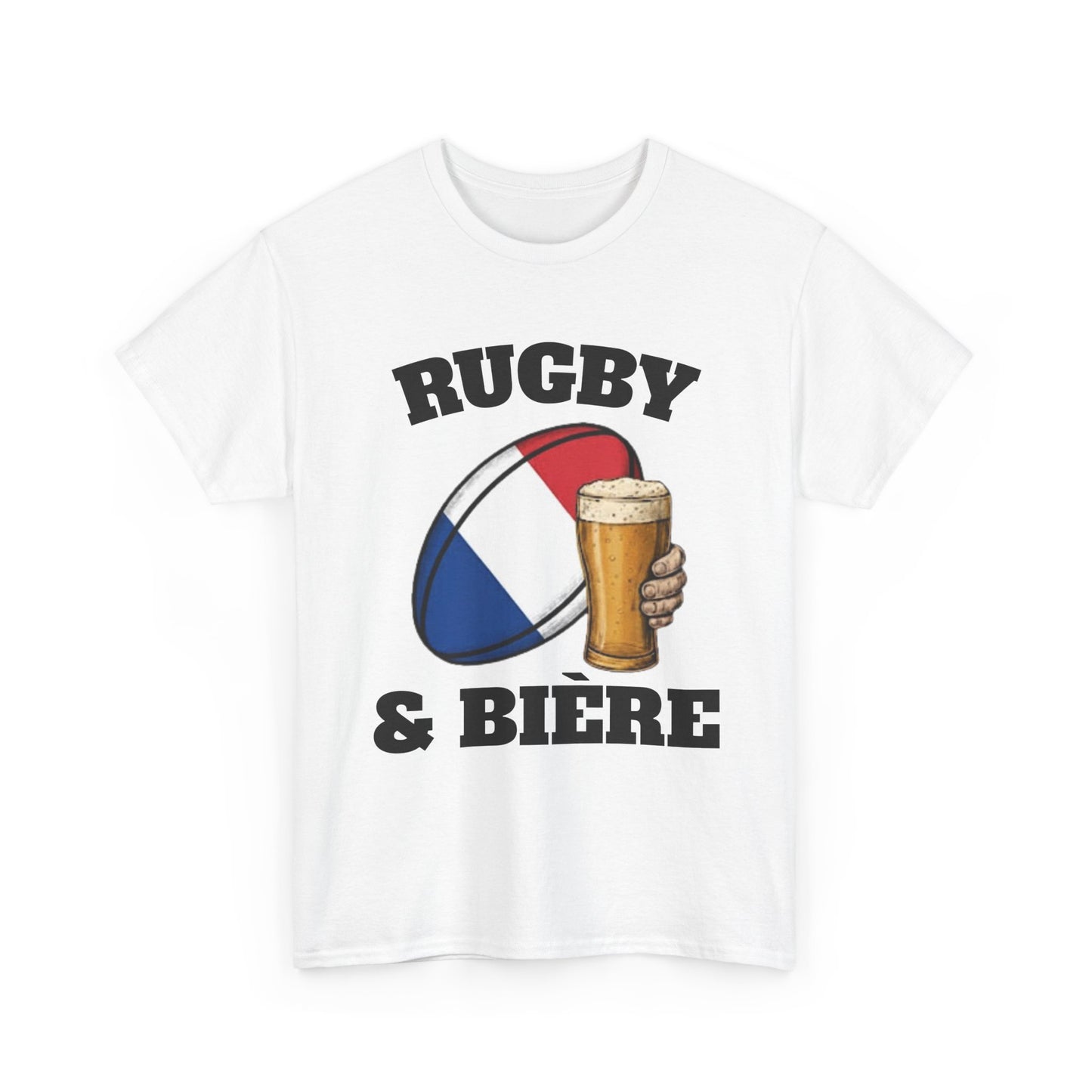 Rugby & Bière – T-shirt Supporter Rugby Français