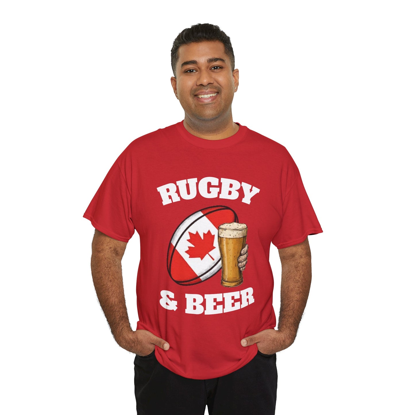 Rugby & Beer Canada T-Shirt – Canadian Rugby Fan Tee