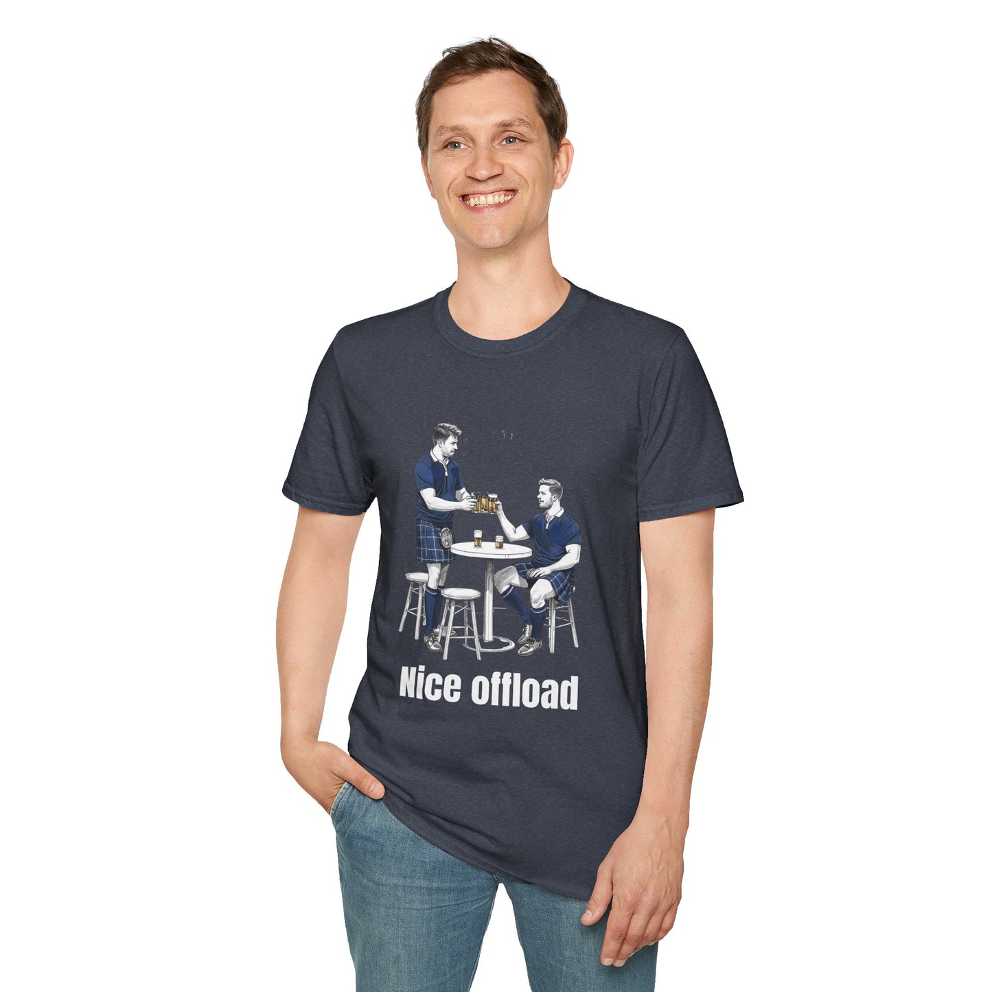 Nice Offload Rugby T-Shirt – Scotland Rugby Fan Gift