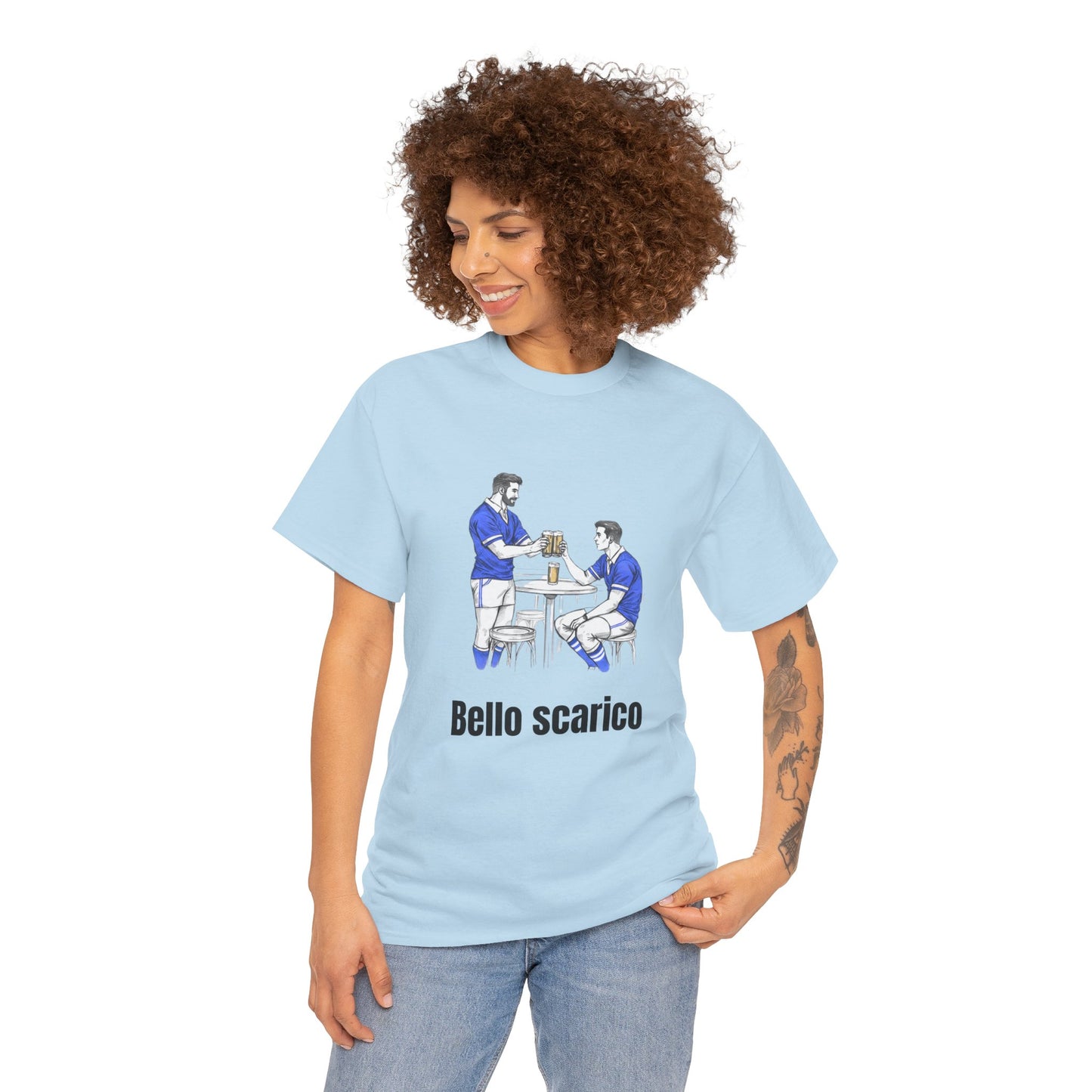 T-Shirt "Bello Scarico" per Tifosi del Rugby Italiano
