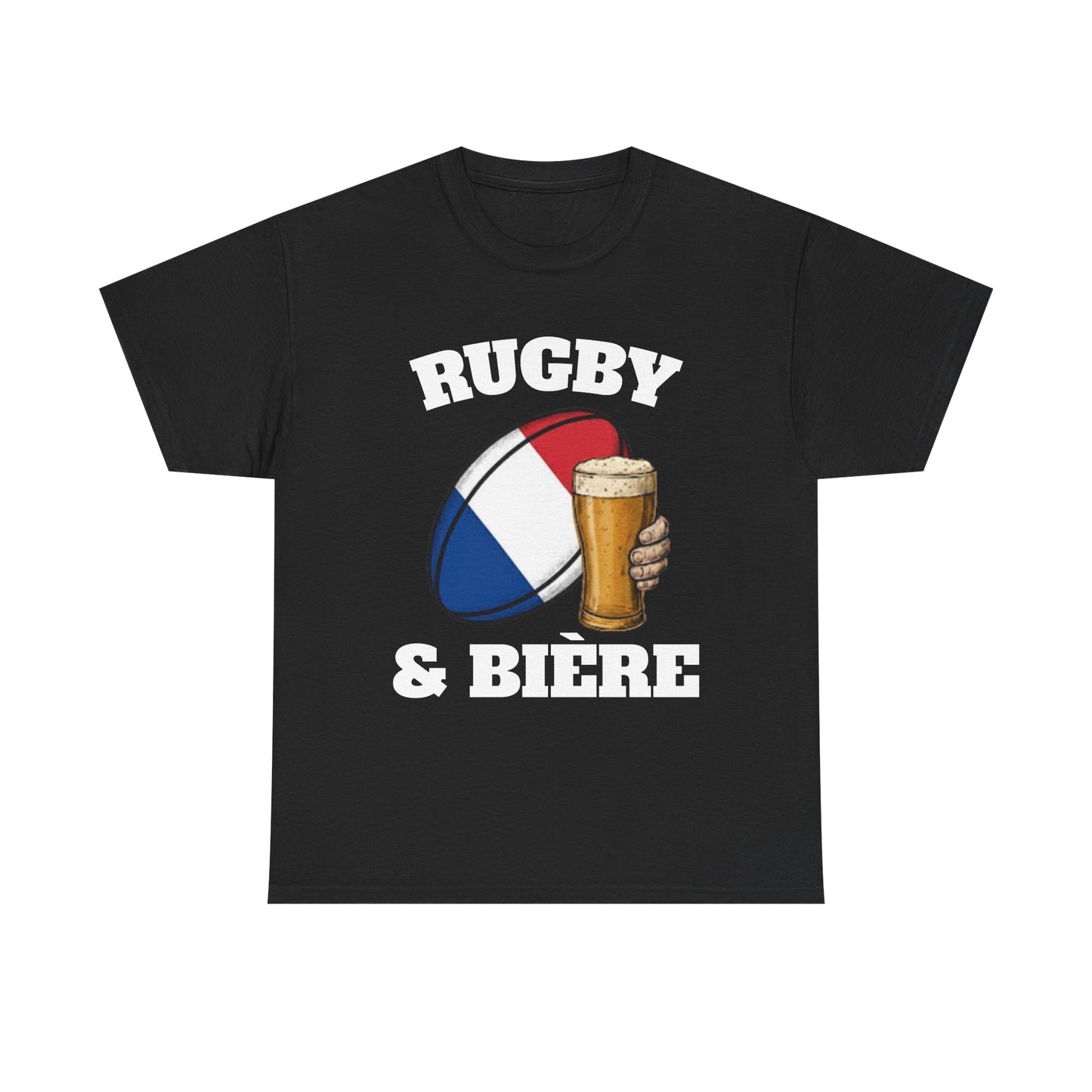 Rugby & Bière – T-shirt Supporter Rugby Français