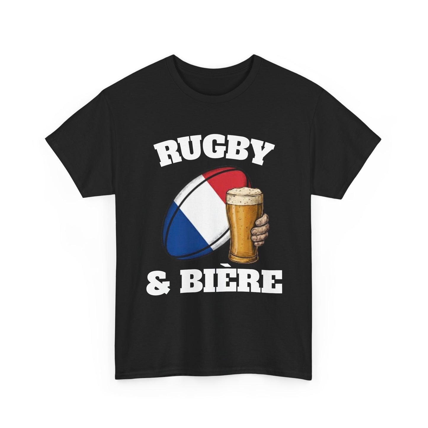 Rugby & Bière – T-shirt Supporter Rugby Français