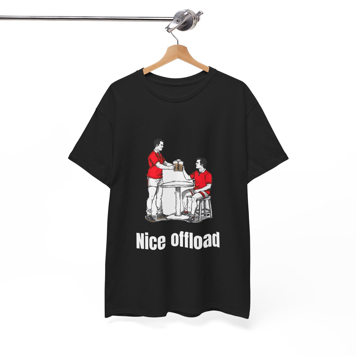 T-shirt de rugby Nice Offload – Cadeau pour les supporters gallois