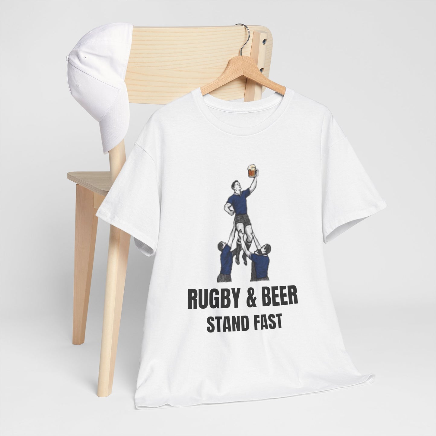 Stand Fast Scotland Rugby T-Shirt | Rugby & Beer Fan Tee