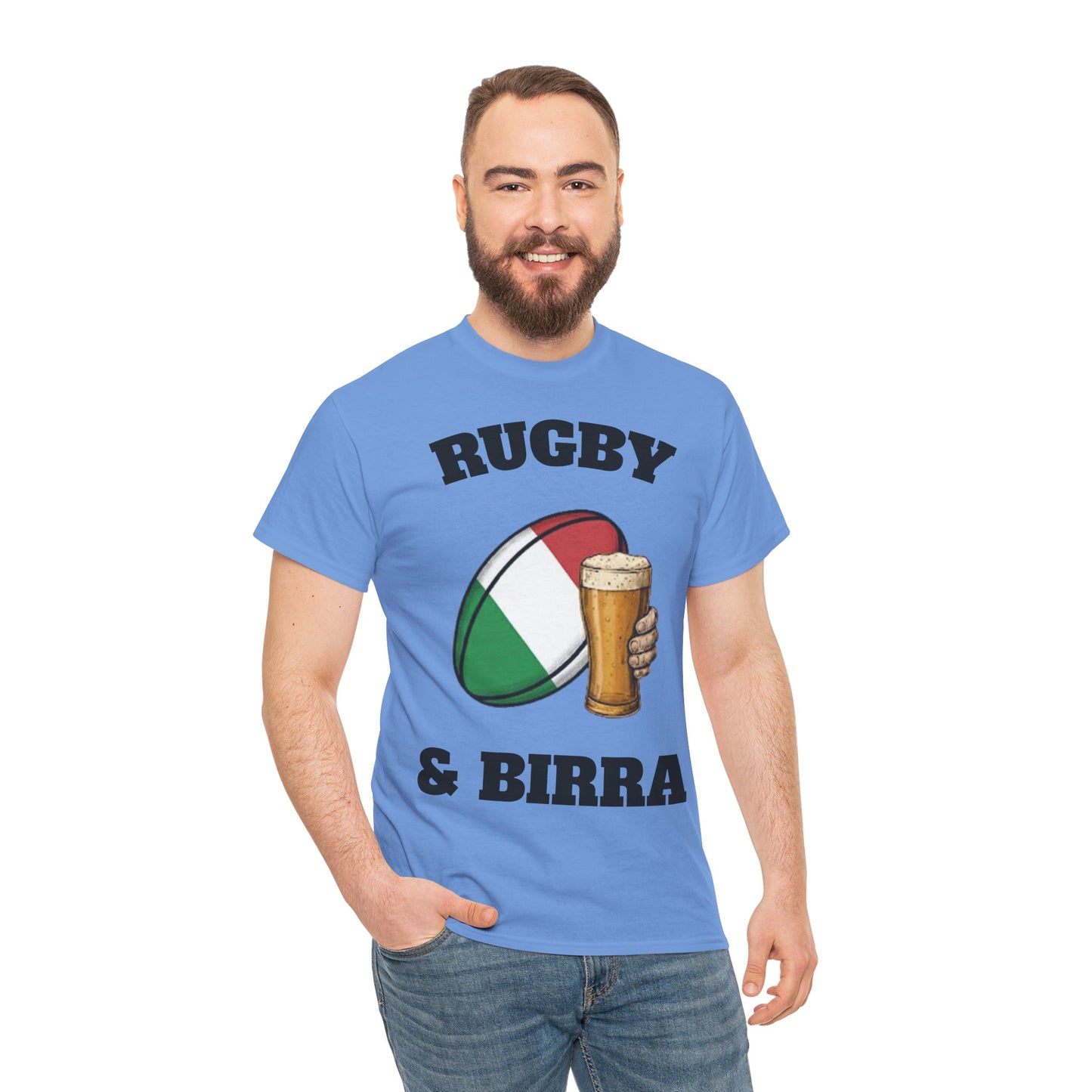 Rugby & Birra – T-shirt Tifosi Rugby Italia