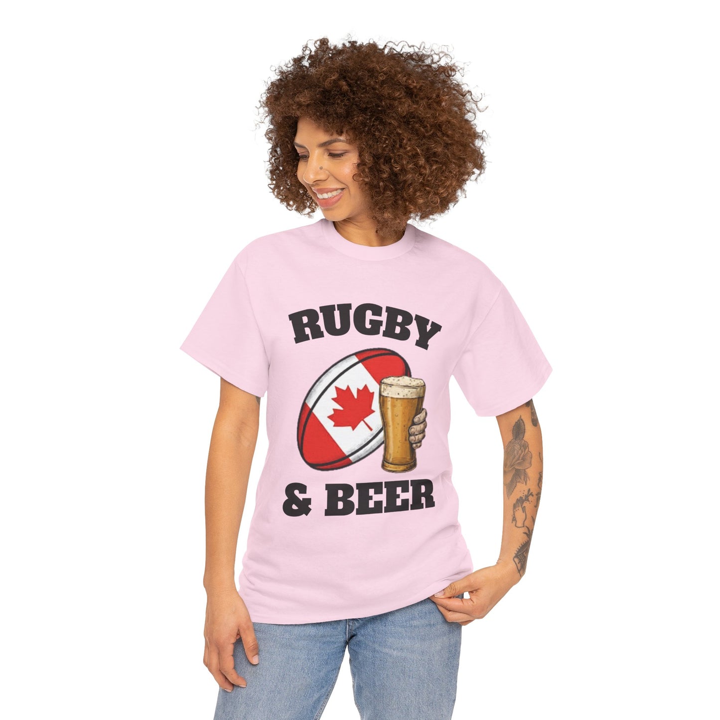 Rugby & Beer Canada T-Shirt – Canadian Rugby Fan Tee