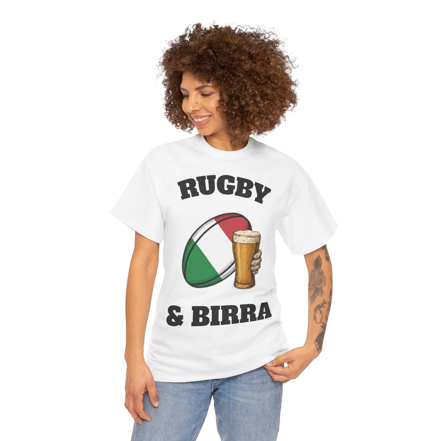Rugby & Birra – T-shirt Tifosi Rugby Italia