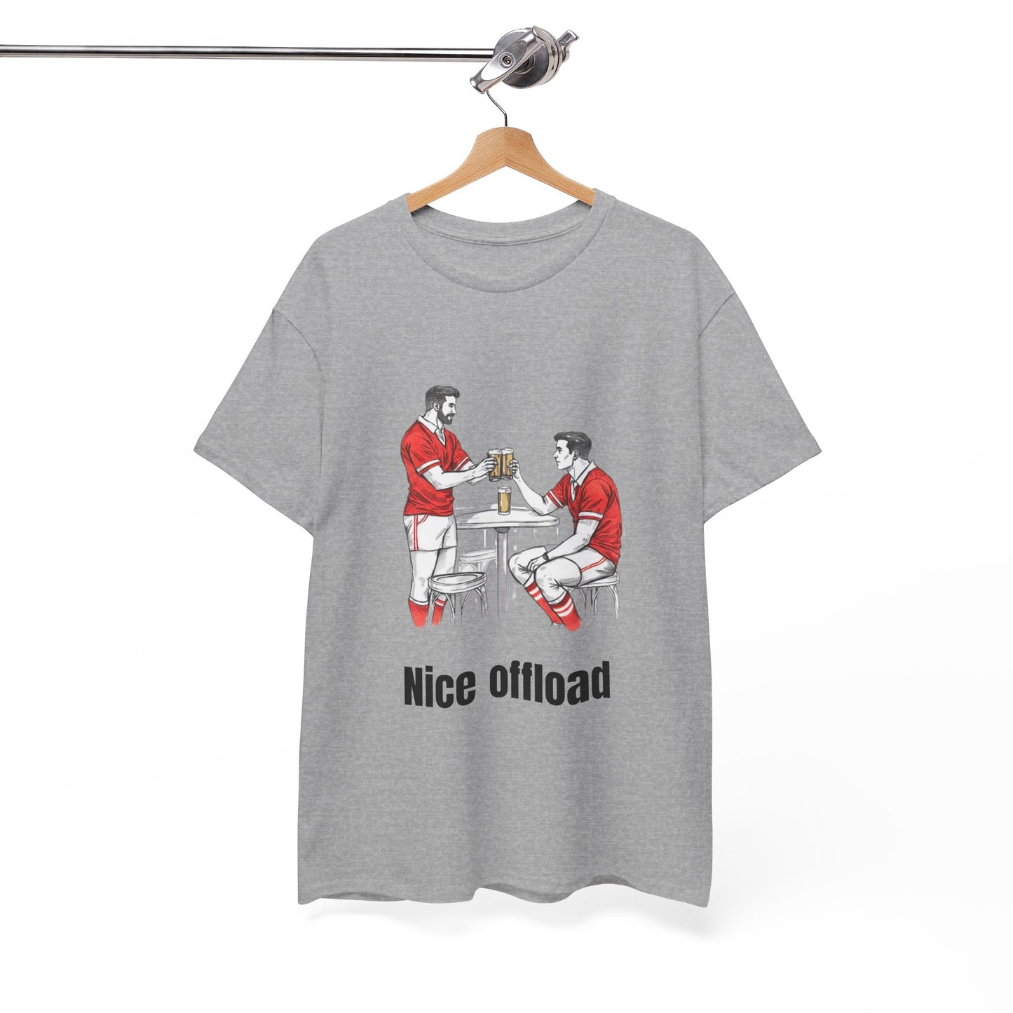 T-shirt de rugby Nice Offload – Cadeau pour les supporters gallois