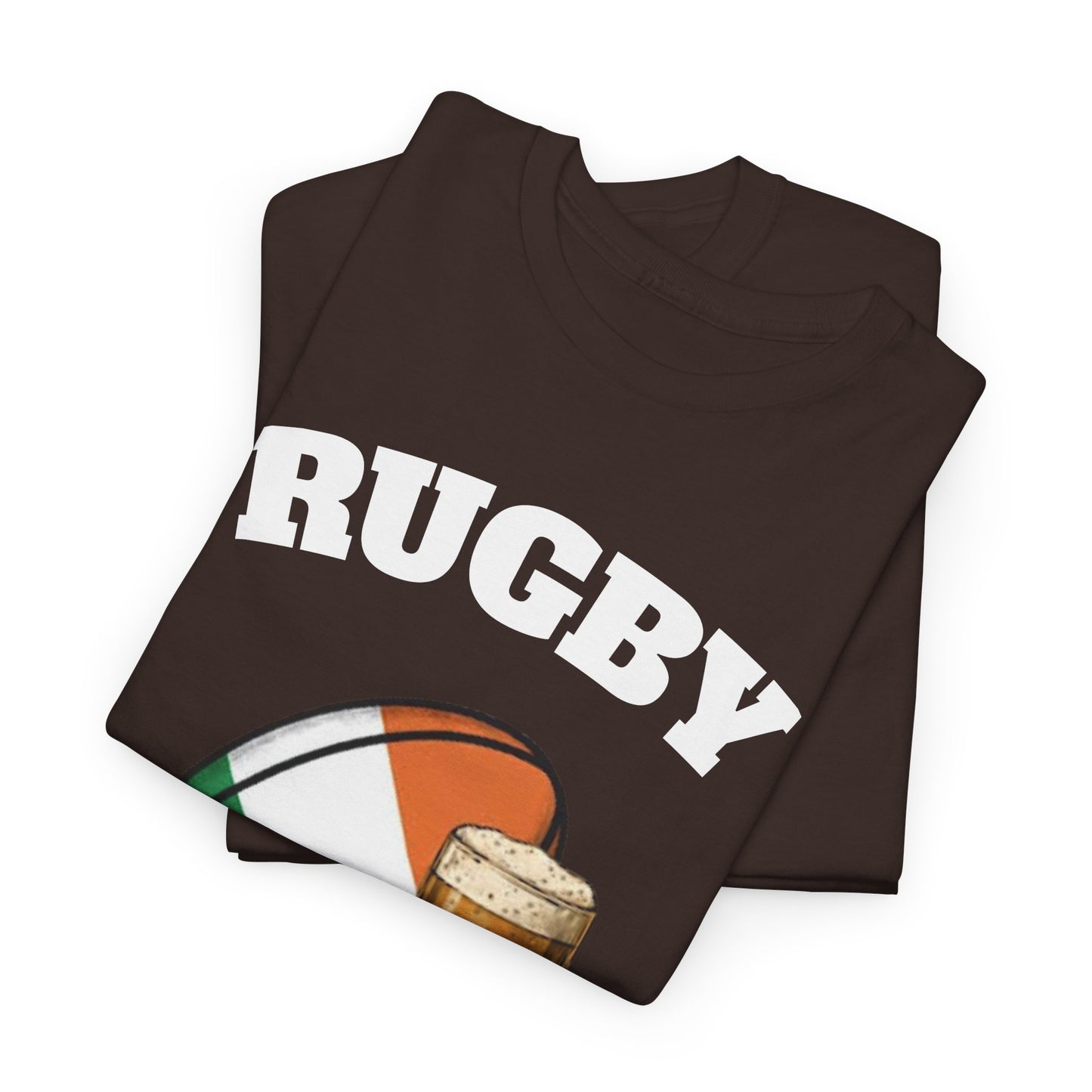 Irish Rugby & Beer T-Shirt – Perfect for Match Days, Gifts & Lads Trips