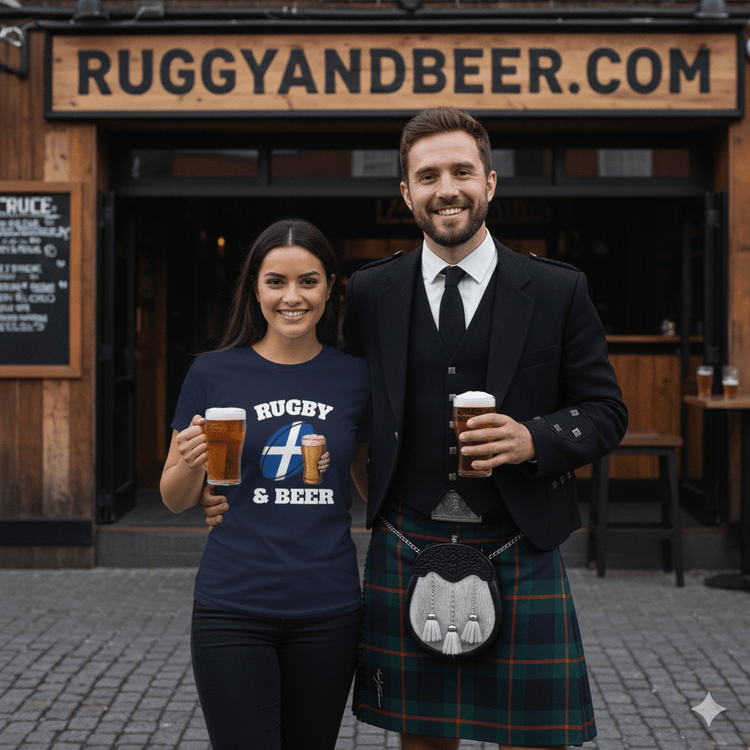 Scotland Rugby Merchandise Collection - Rugby & Beer