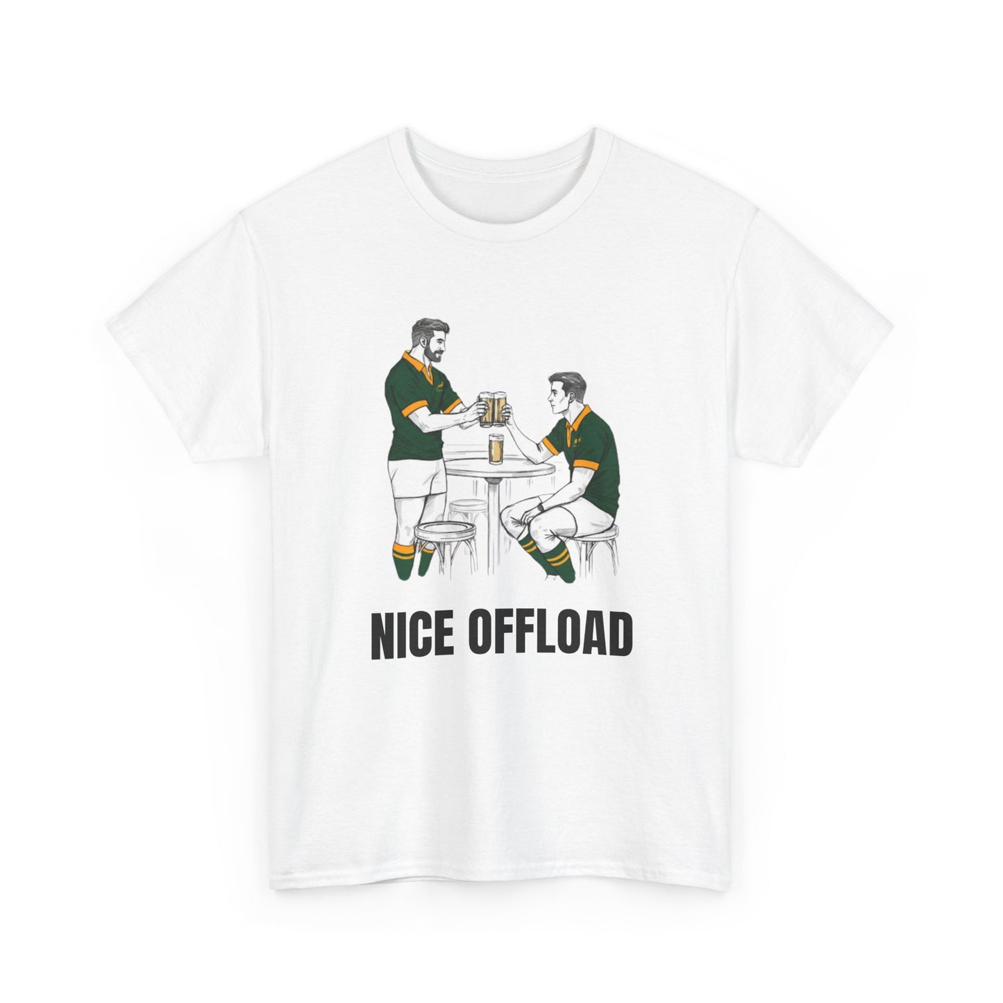 Nice Offload – South Africa Rugby Fan T-Shirt | Rugby & Beer