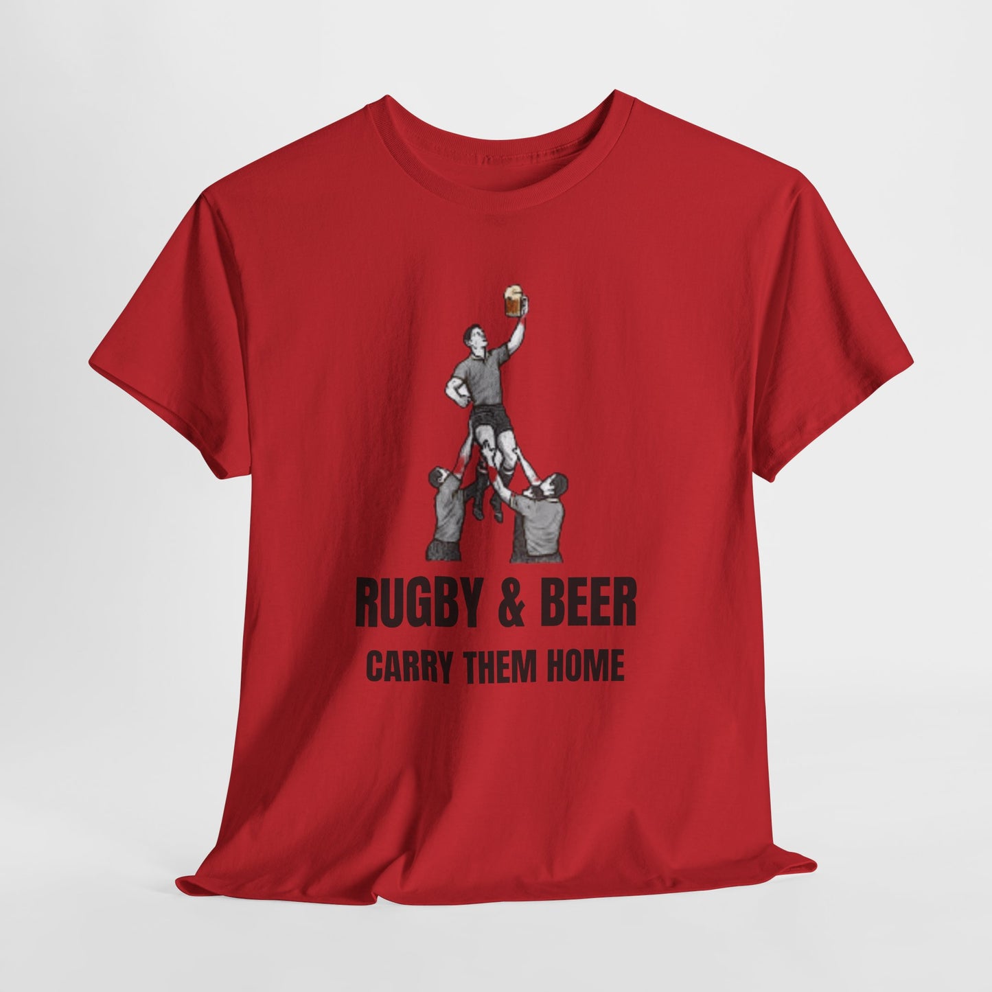 Carry Them Home England Rugby T-Shirt | Rugby & Beer Fan Tee