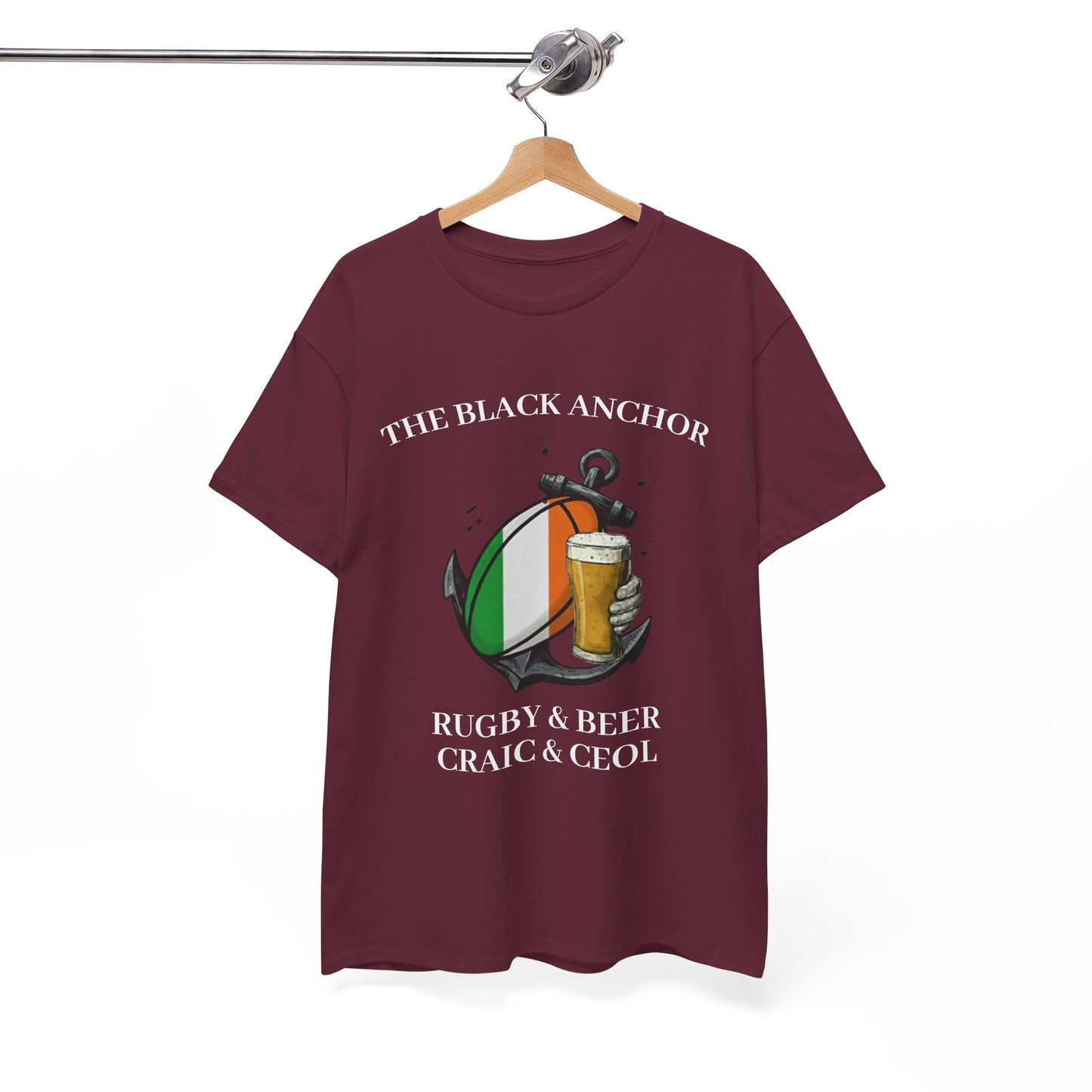 Personalized Rugby & Beer Tee - The Black Anchor