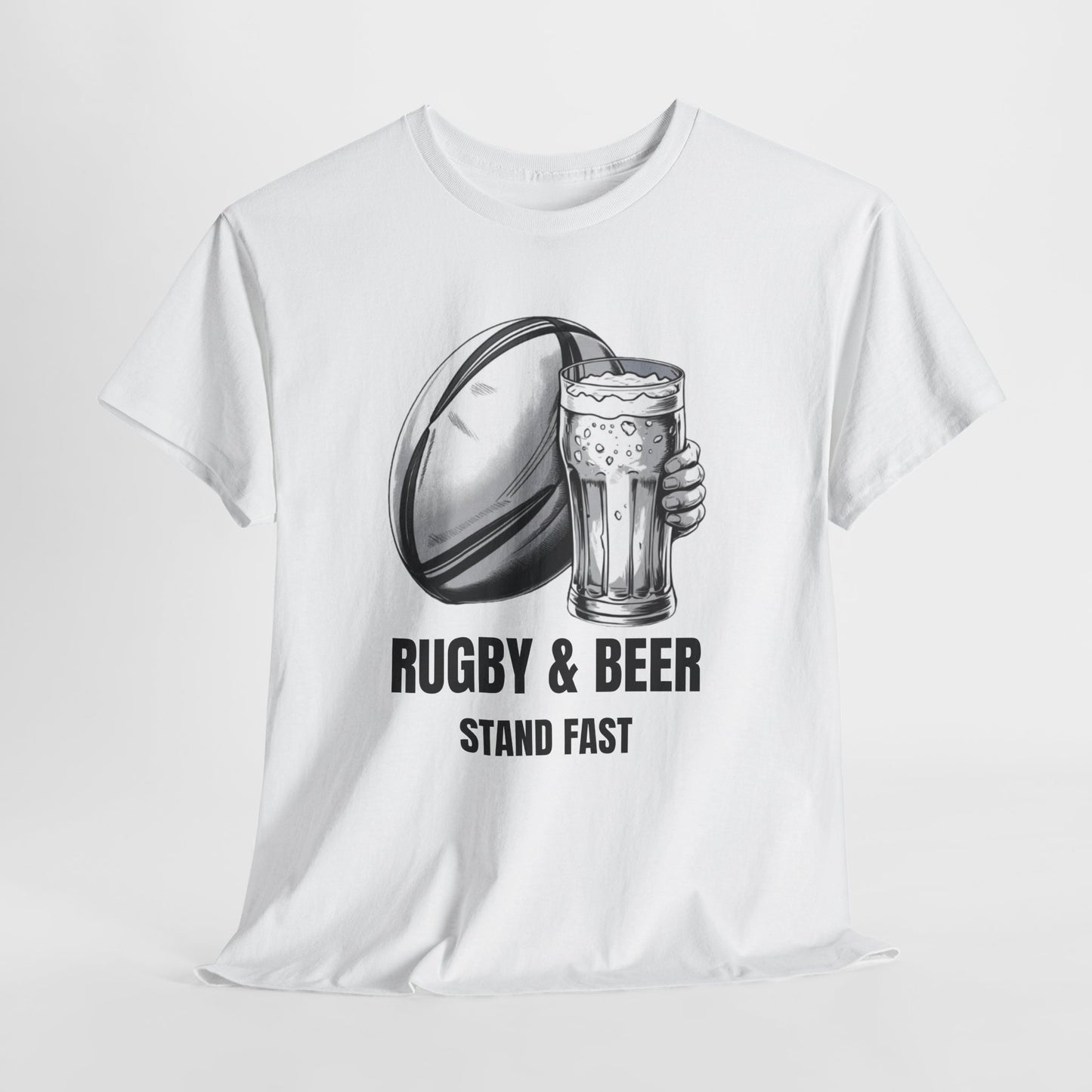 Rugby & Beer “Stand Fast” T-Shirt – Scotland Rugby Fan Matchday Gift