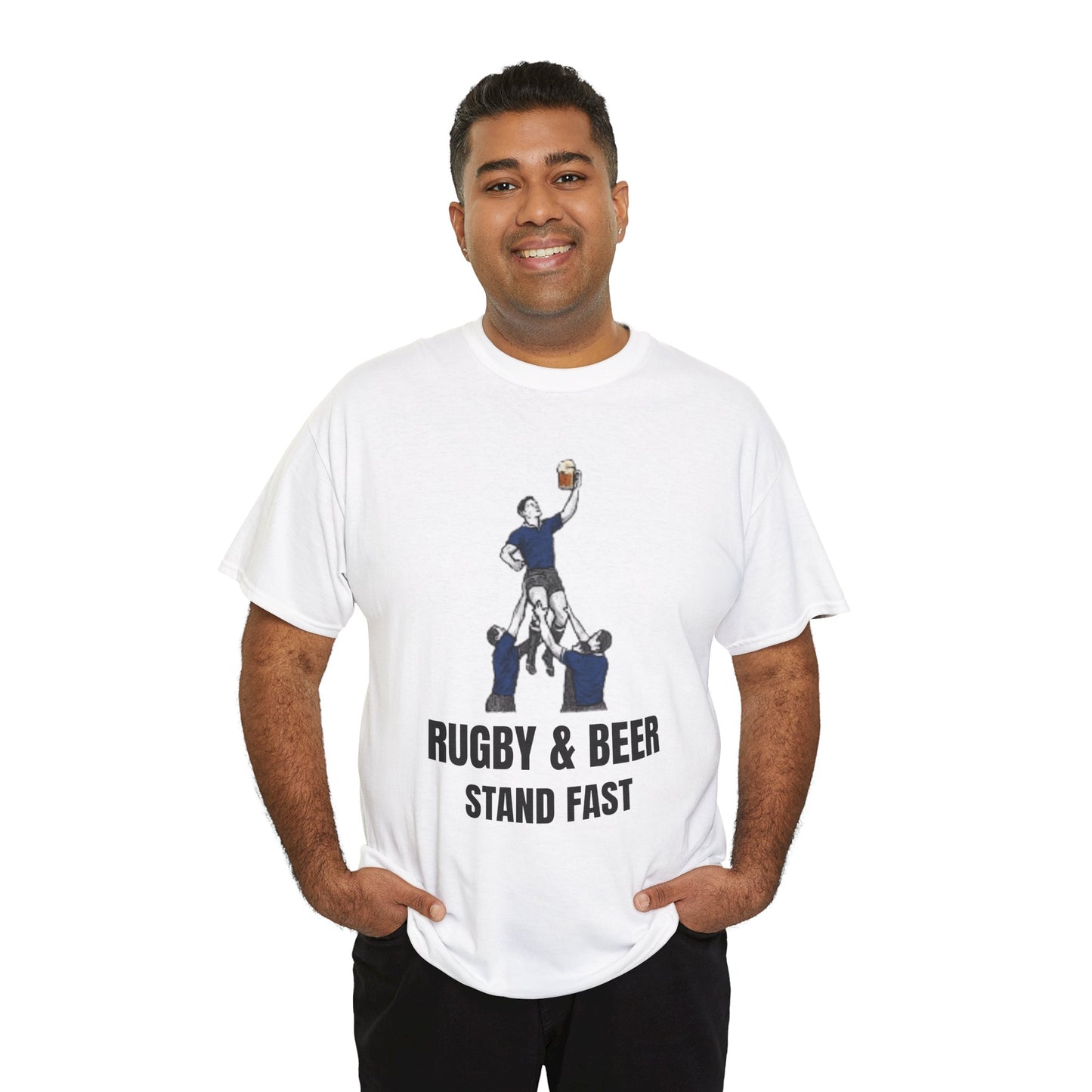Stand Fast Scotland Rugby T-Shirt | Rugby & Beer Fan Tee