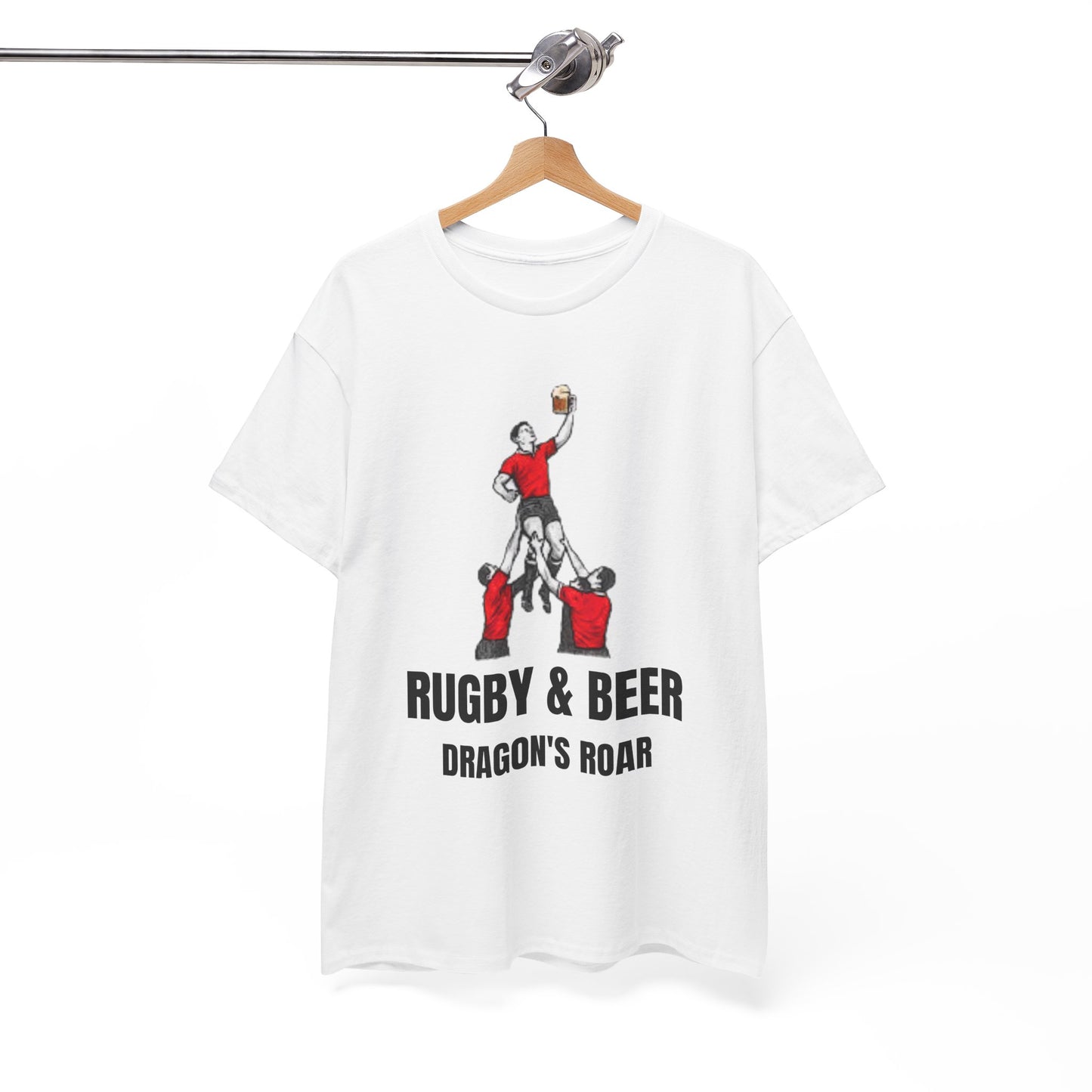 Dragon’s Roar Wales Rugby T-Shirt | Rugby & Beer Fan Tee