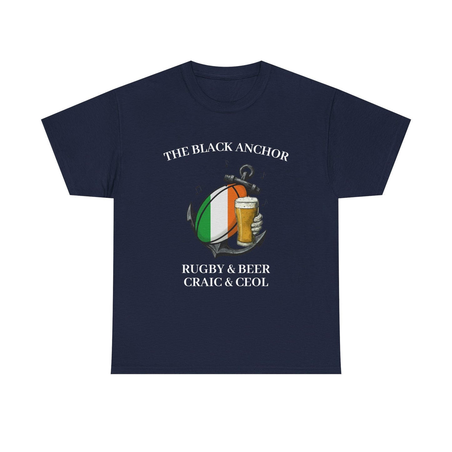 Personalized Rugby & Beer Tee - The Black Anchor