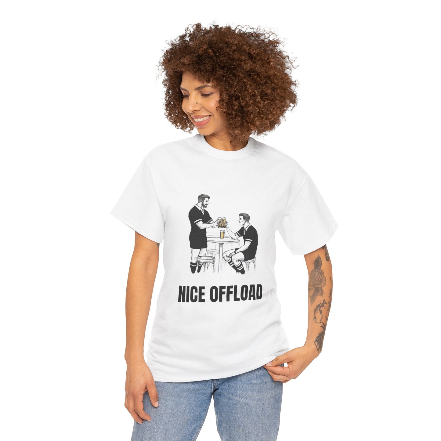 Nice Offload – New Zealand Rugby Fan T-Shirt | Rugby & Beer