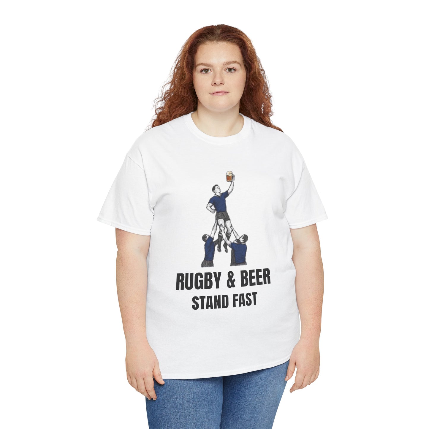 Stand Fast Scotland Rugby T-Shirt | Rugby & Beer Fan Tee