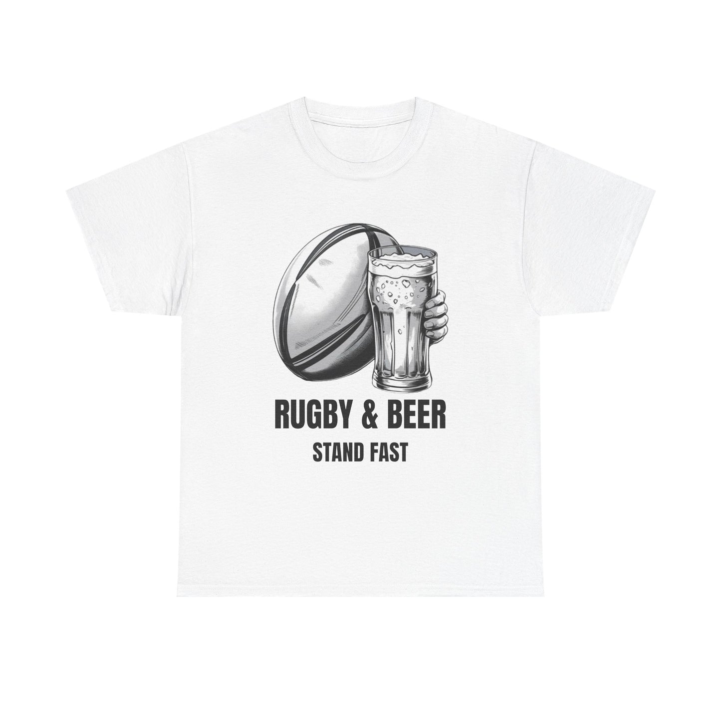 Rugby & Beer “Stand Fast” T-Shirt – Scotland Rugby Fan Matchday Gift