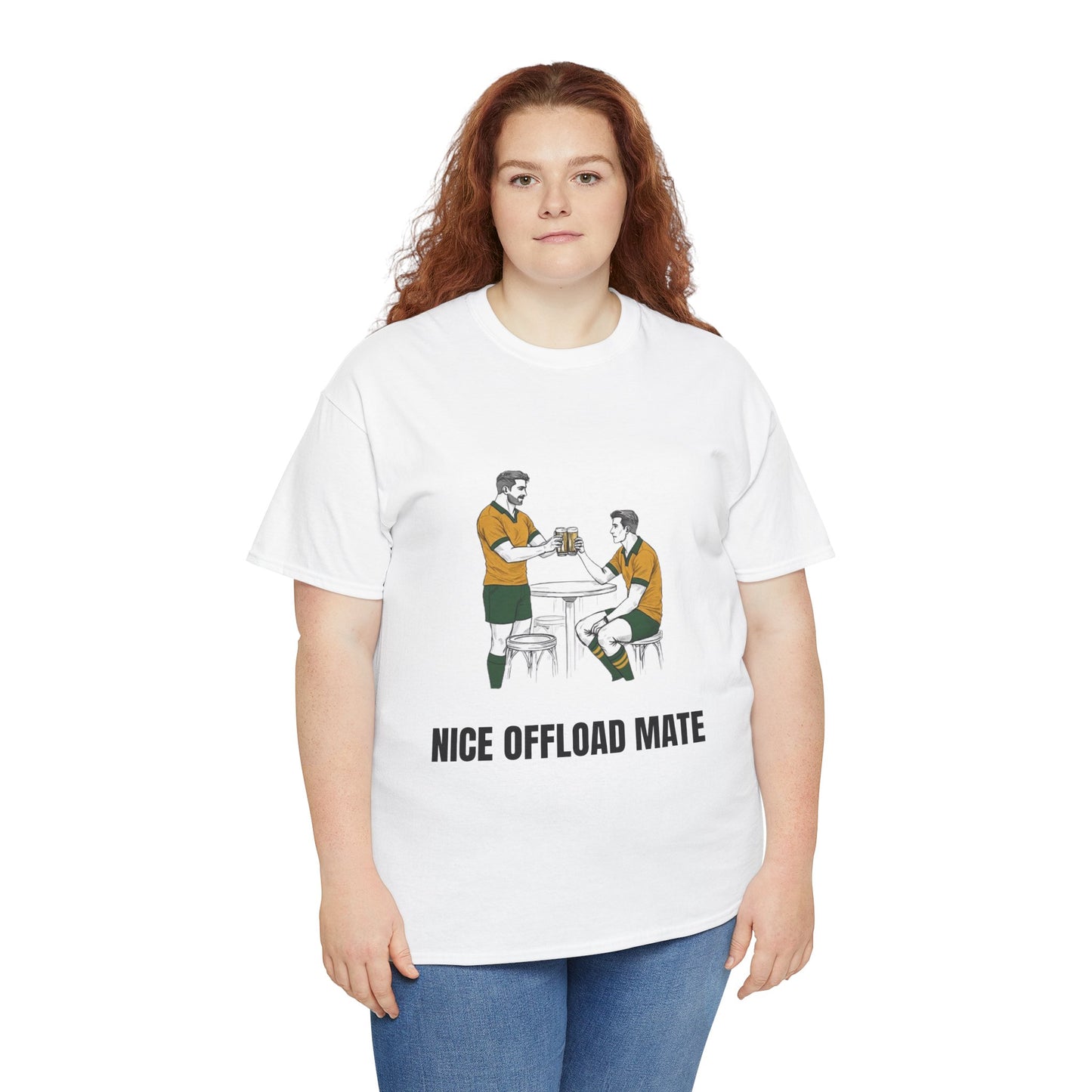 Nice Offload – Australia Rugby Fan T-Shirt | Rugby & Beer