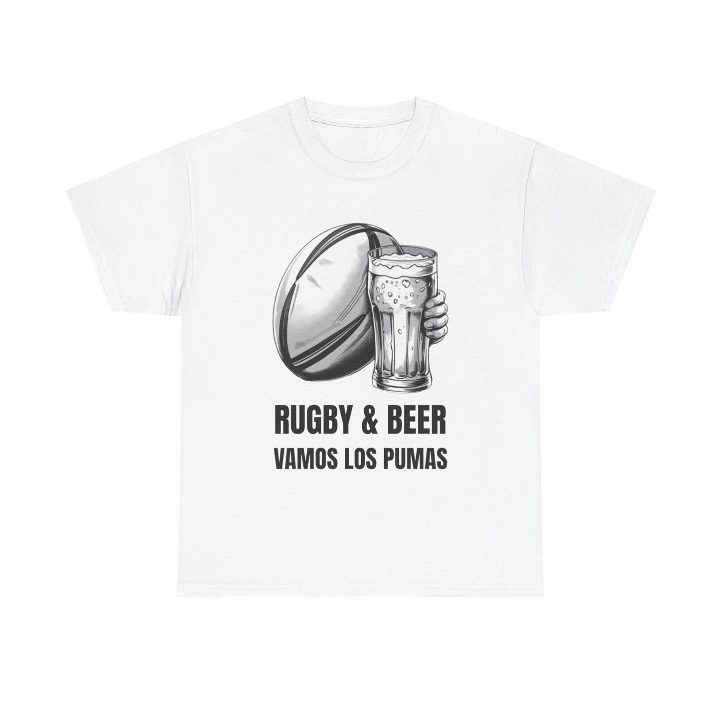 Rugby & Beer ¨Vamos Los Pumas¨ T-Shirt - Argentinian Rugby Fan Matchday Gift