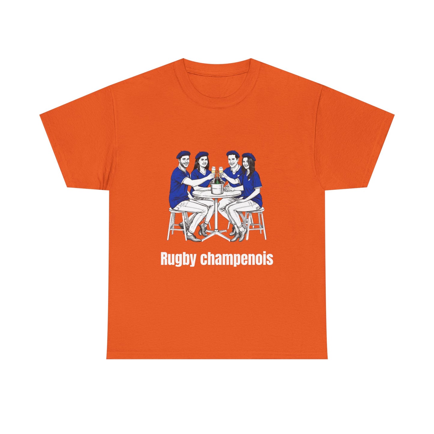 Champagne Rugby T-shirt - French Rubgy Fan Gift