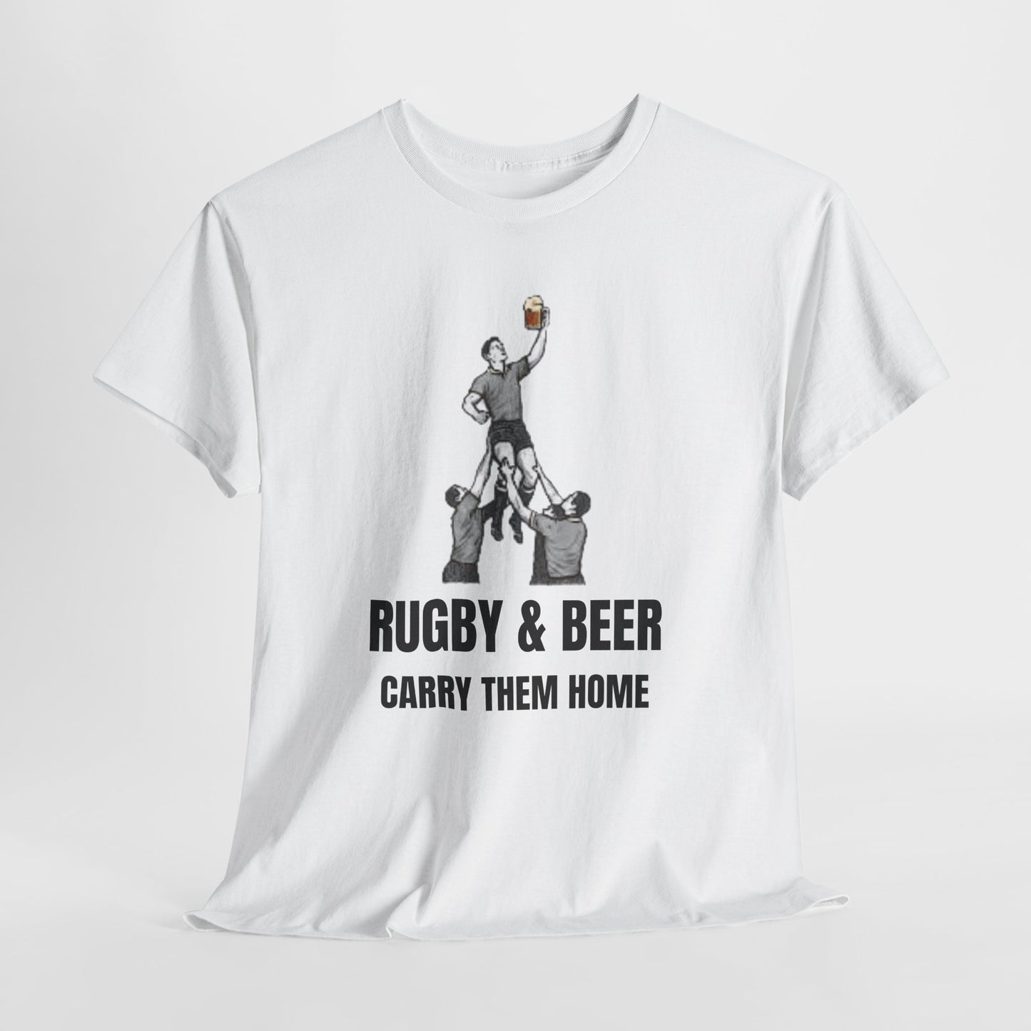 Carry Them Home England Rugby T-Shirt | Rugby & Beer Fan Tee