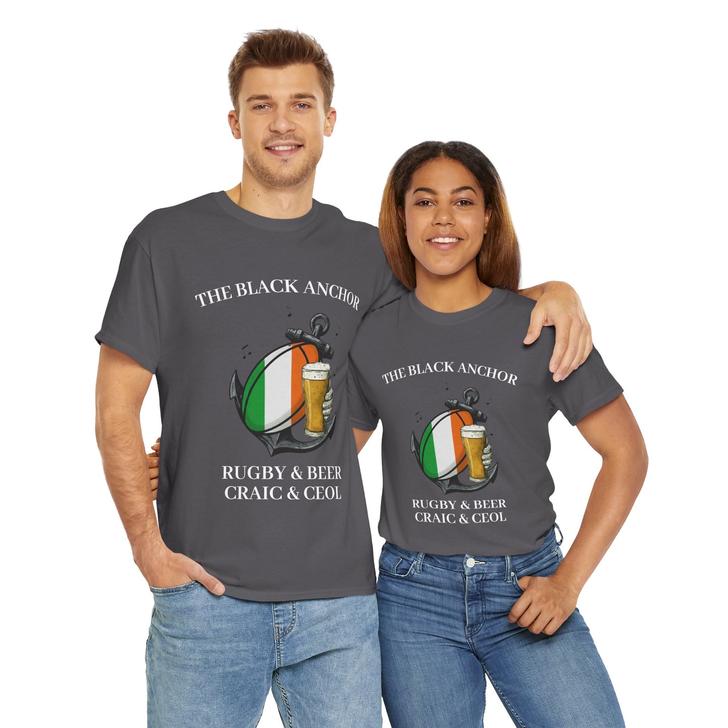 Personalized Rugby & Beer Tee - The Black Anchor