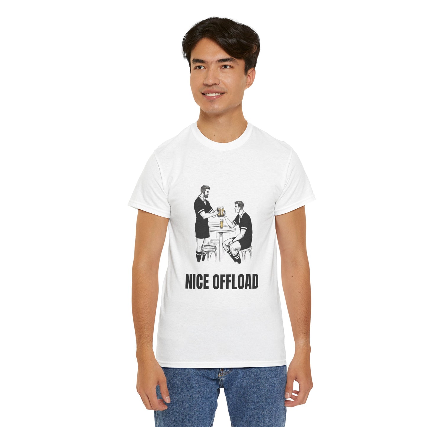 Nice Offload – New Zealand Rugby Fan T-Shirt | Rugby & Beer