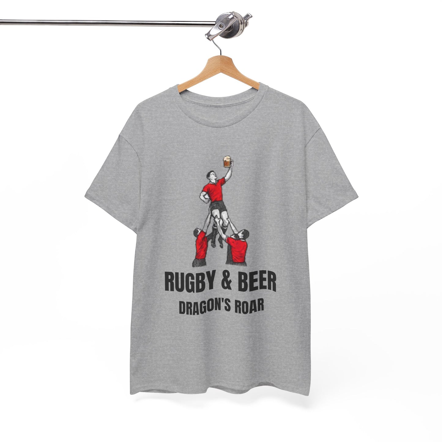 Dragon’s Roar Wales Rugby T-Shirt | Rugby & Beer Fan Tee