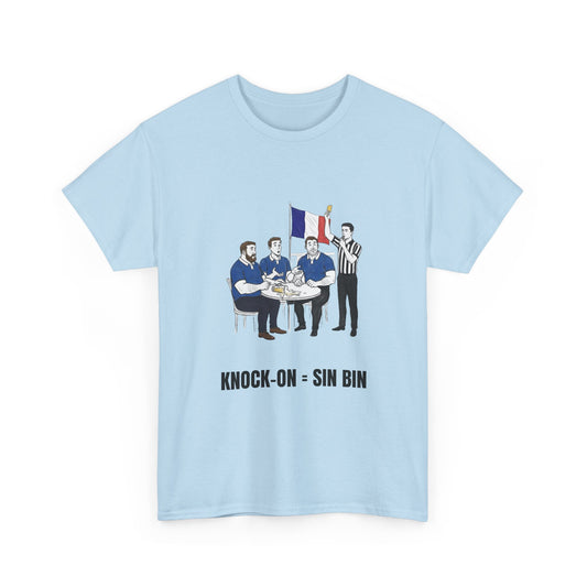 T-shirt rugby et bière français – Carton jaune renversé | T-shirt humoristique pour supporters de rugby