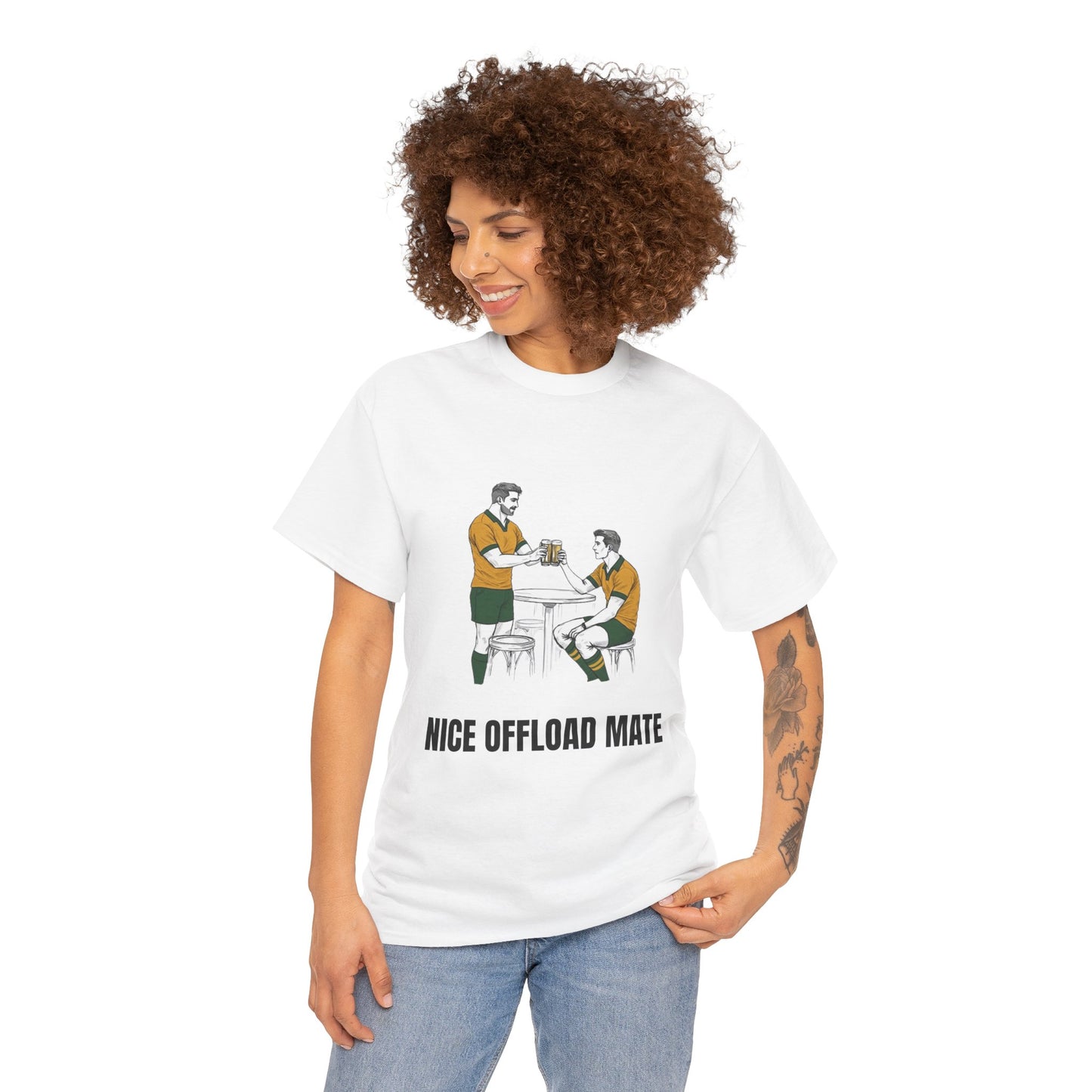 Nice Offload – Australia Rugby Fan T-Shirt | Rugby & Beer