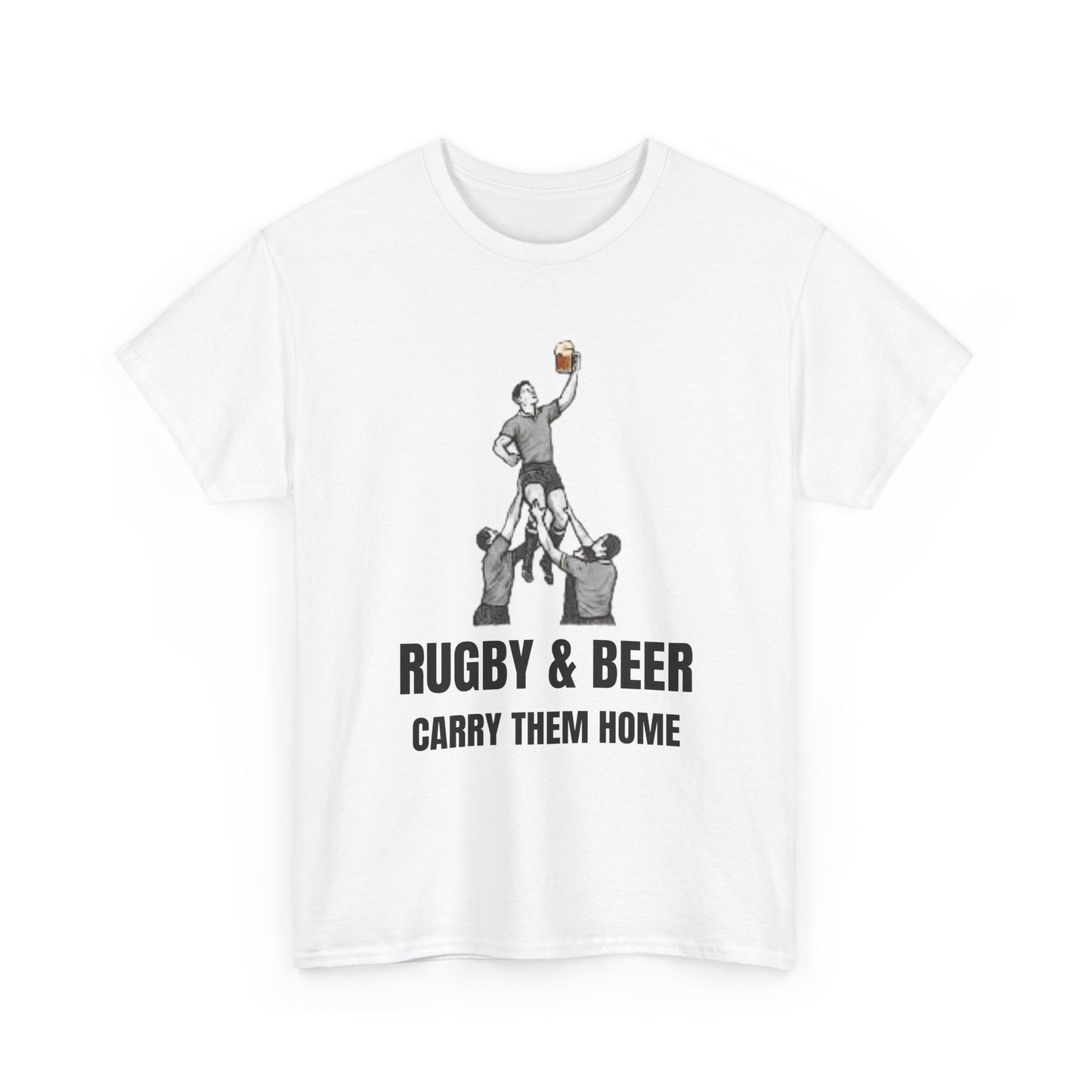 Carry Them Home England Rugby T-Shirt | Rugby & Beer Fan Tee