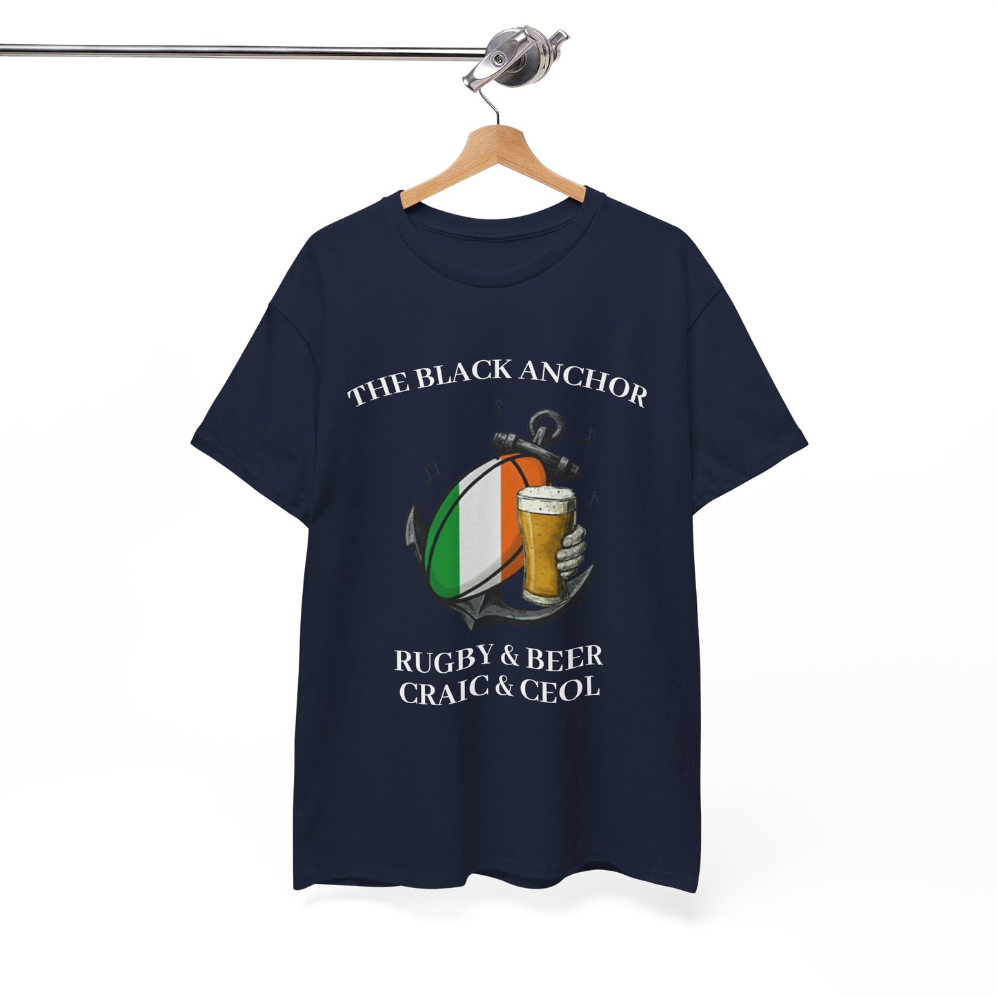 Personalized Rugby & Beer Tee - The Black Anchor