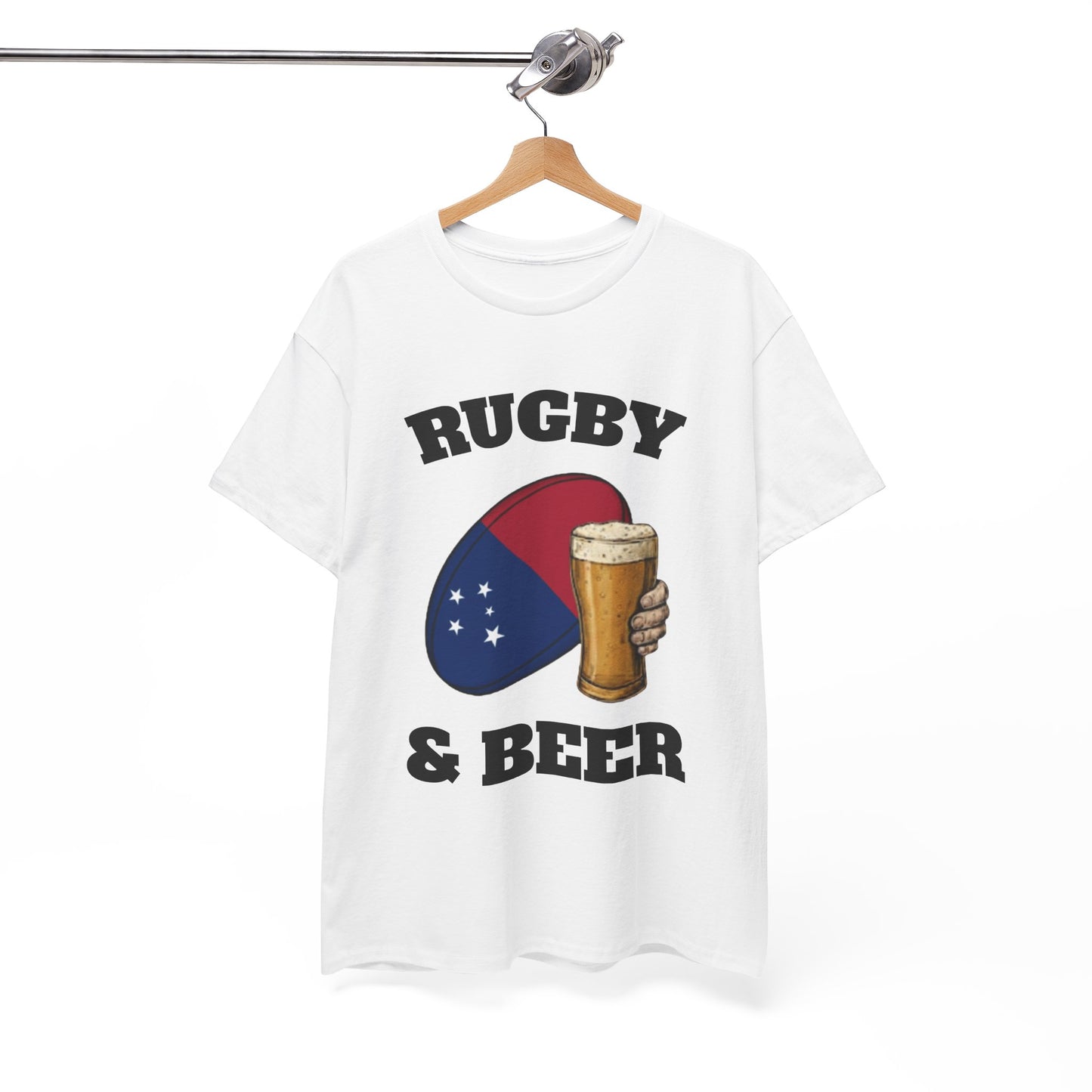 Rugby & Beer Samoa T-Shirt – Manu Samoa Rugby Fans Tee