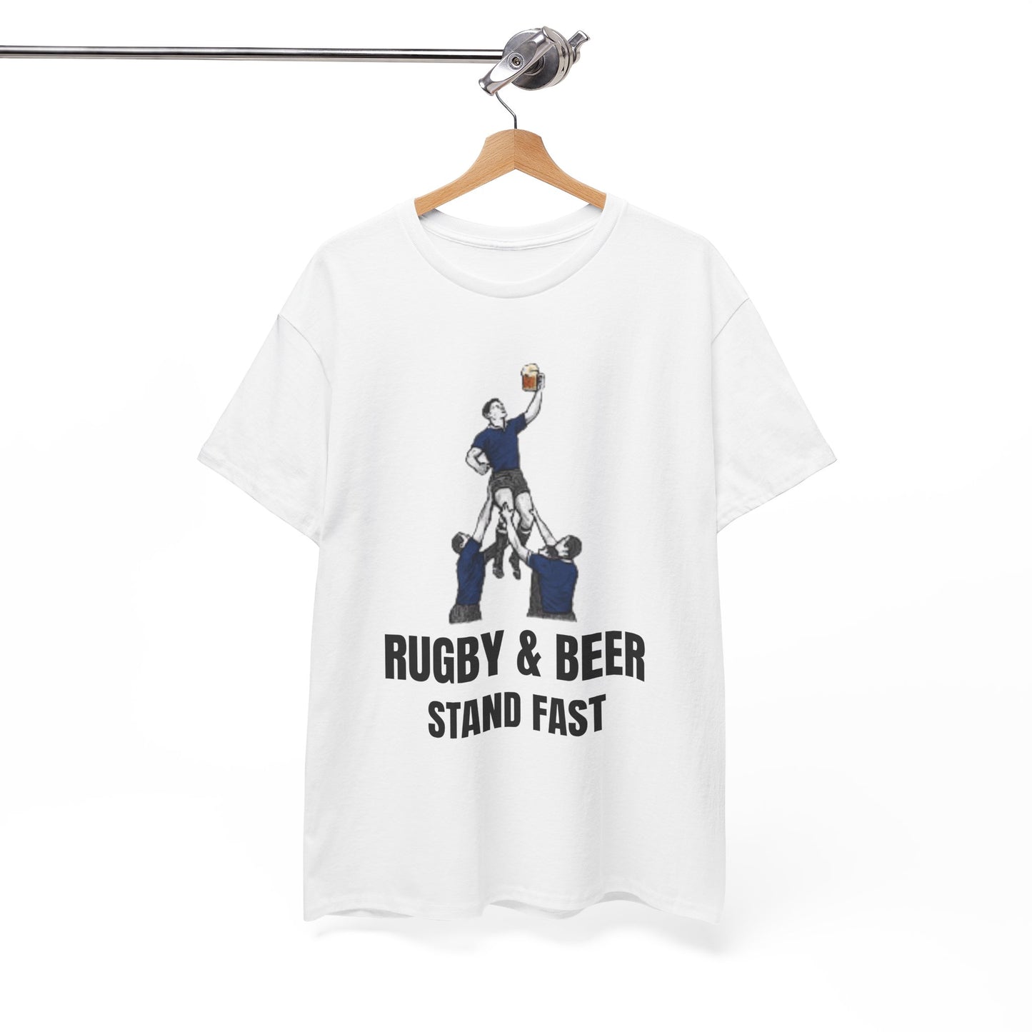 Stand Fast Scotland Rugby T-Shirt | Rugby & Beer Fan Tee