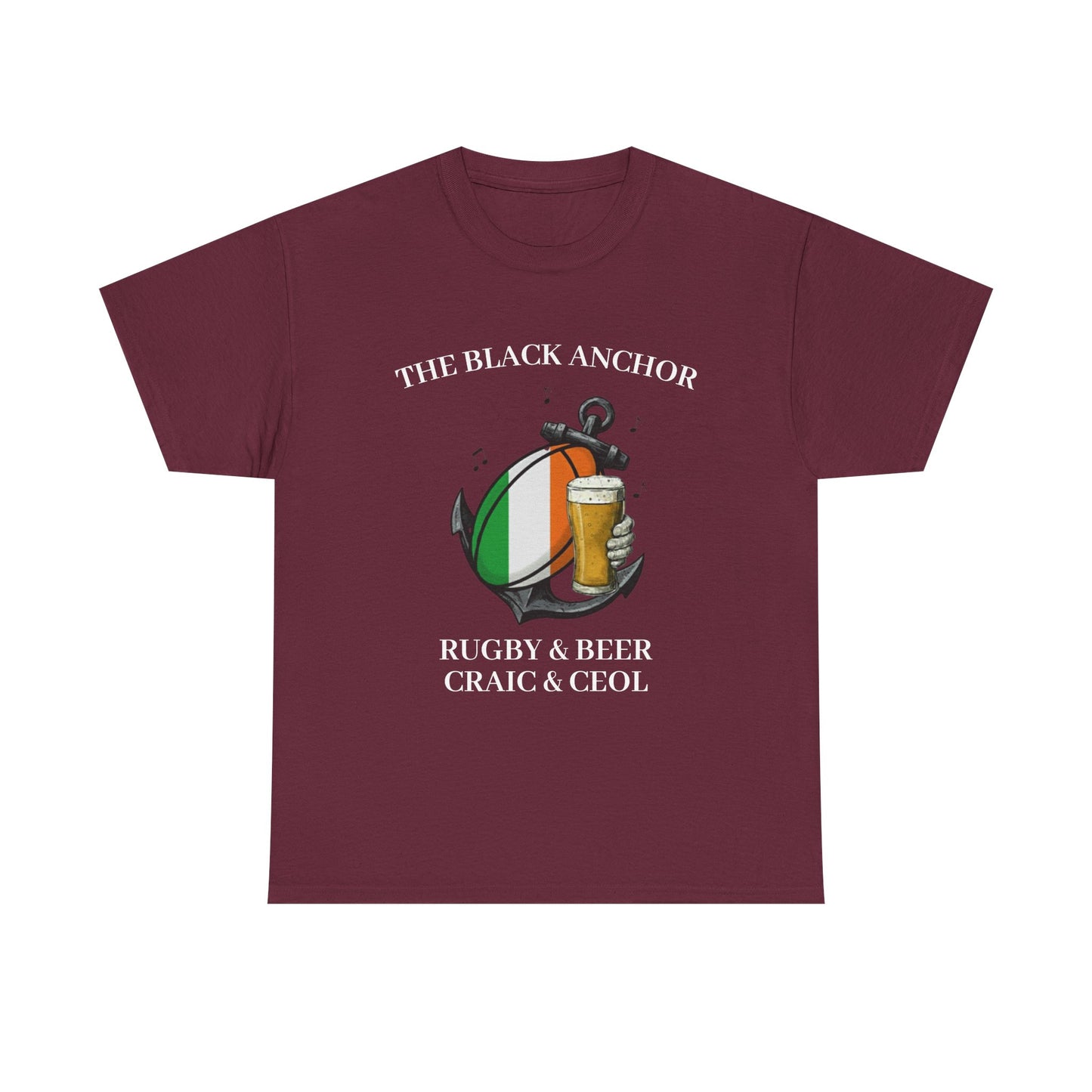 Personalized Rugby & Beer Tee - The Black Anchor