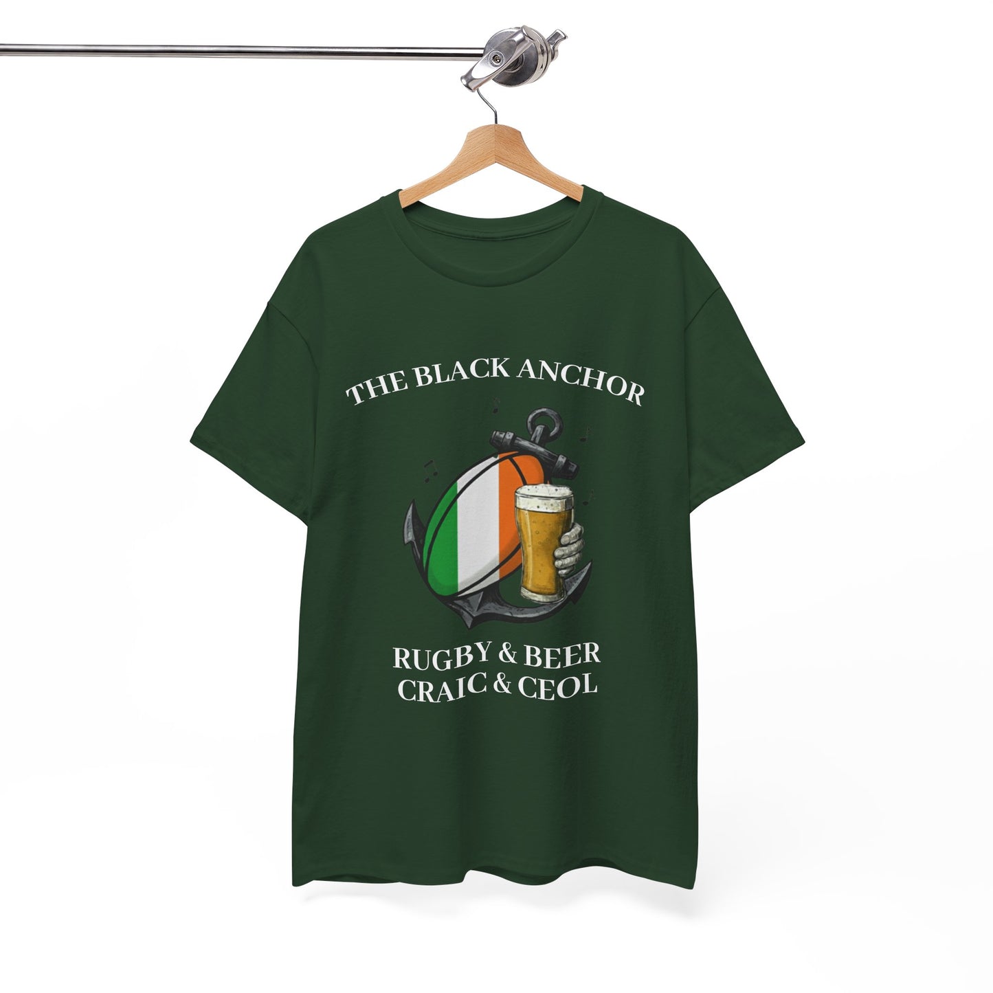 Personalized Rugby & Beer Tee - The Black Anchor