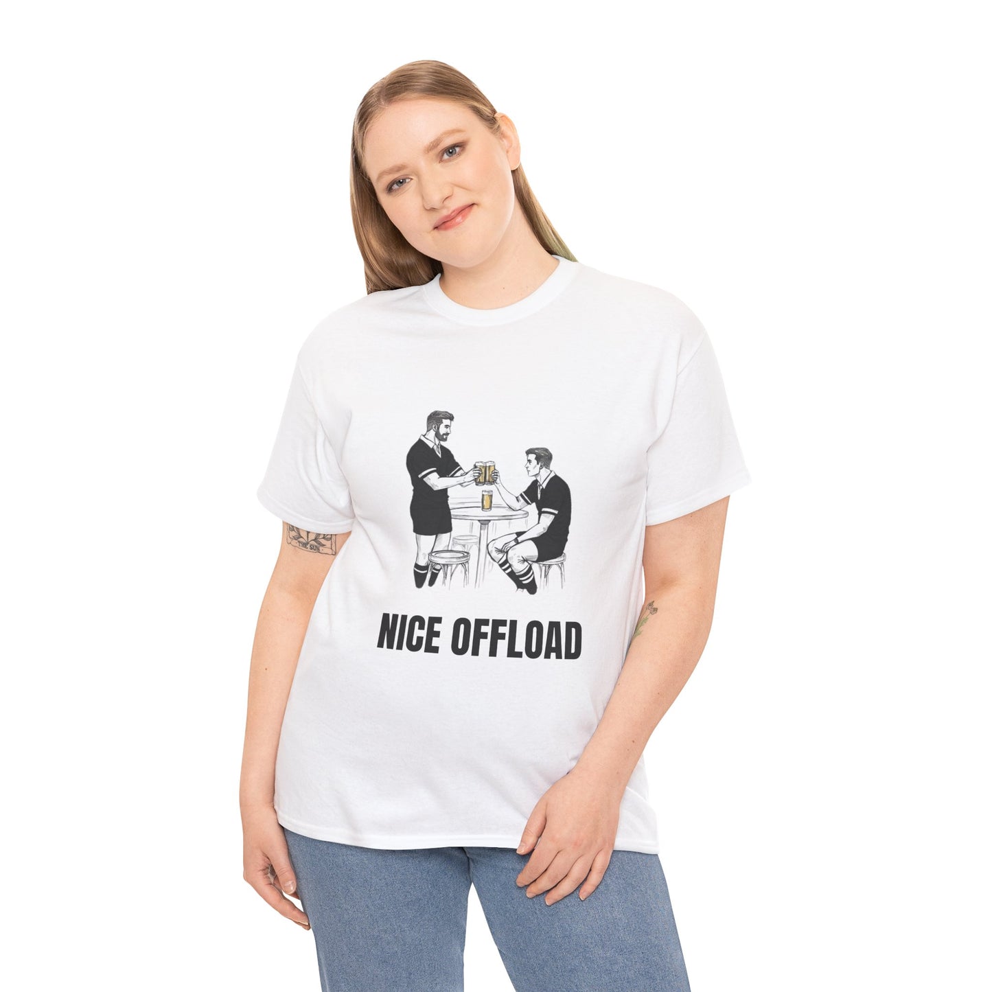 Nice Offload – New Zealand Rugby Fan T-Shirt | Rugby & Beer