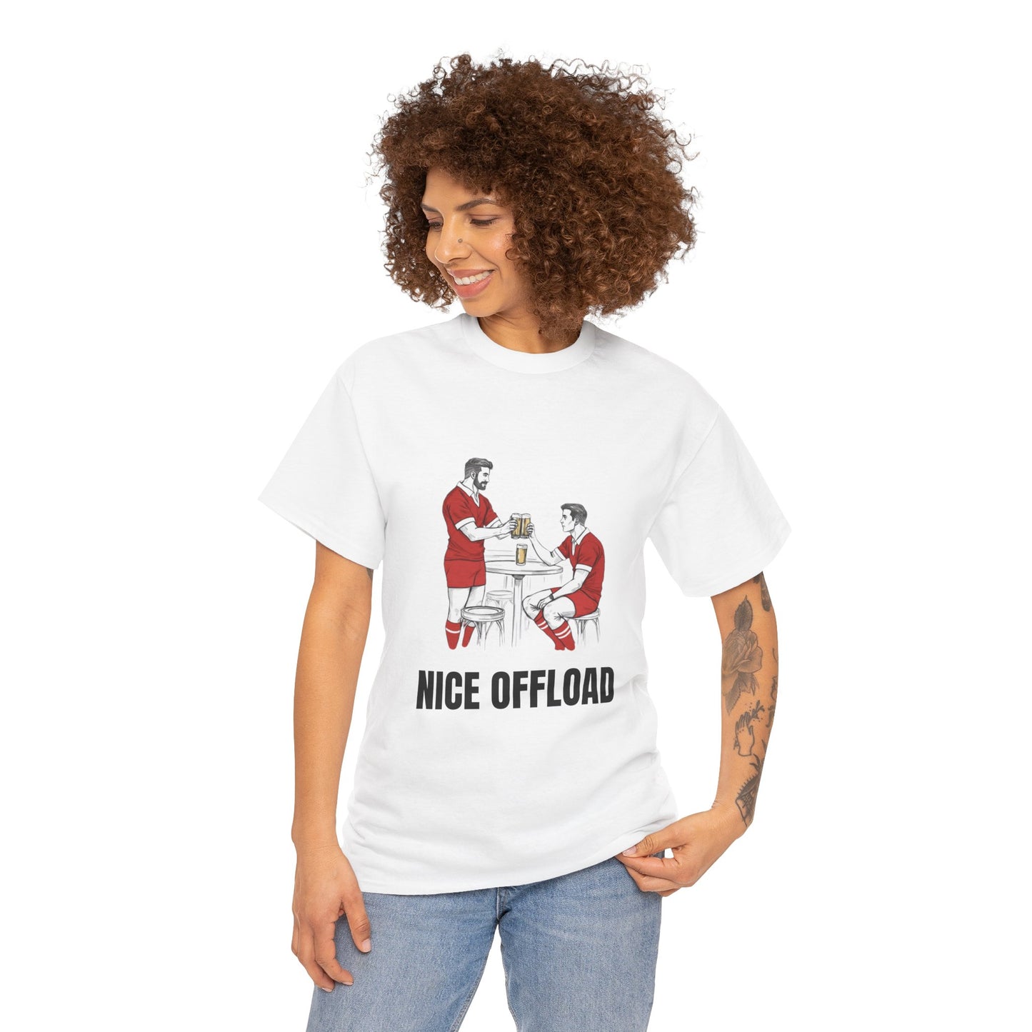 Nice Offload – Canada Rugby Fan T-Shirt | Rugby & Beer