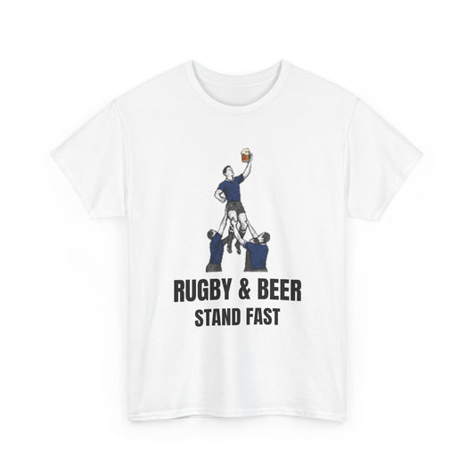 Stand Fast Scotland Rugby T-Shirt | Rugby & Beer Fan Tee