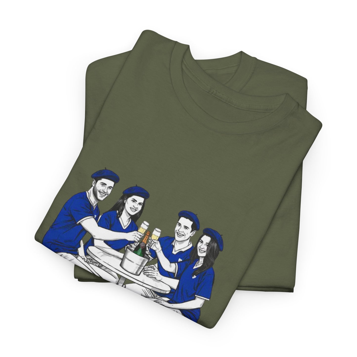 Champagne Rugby T-shirt - French Rubgy Fan Gift